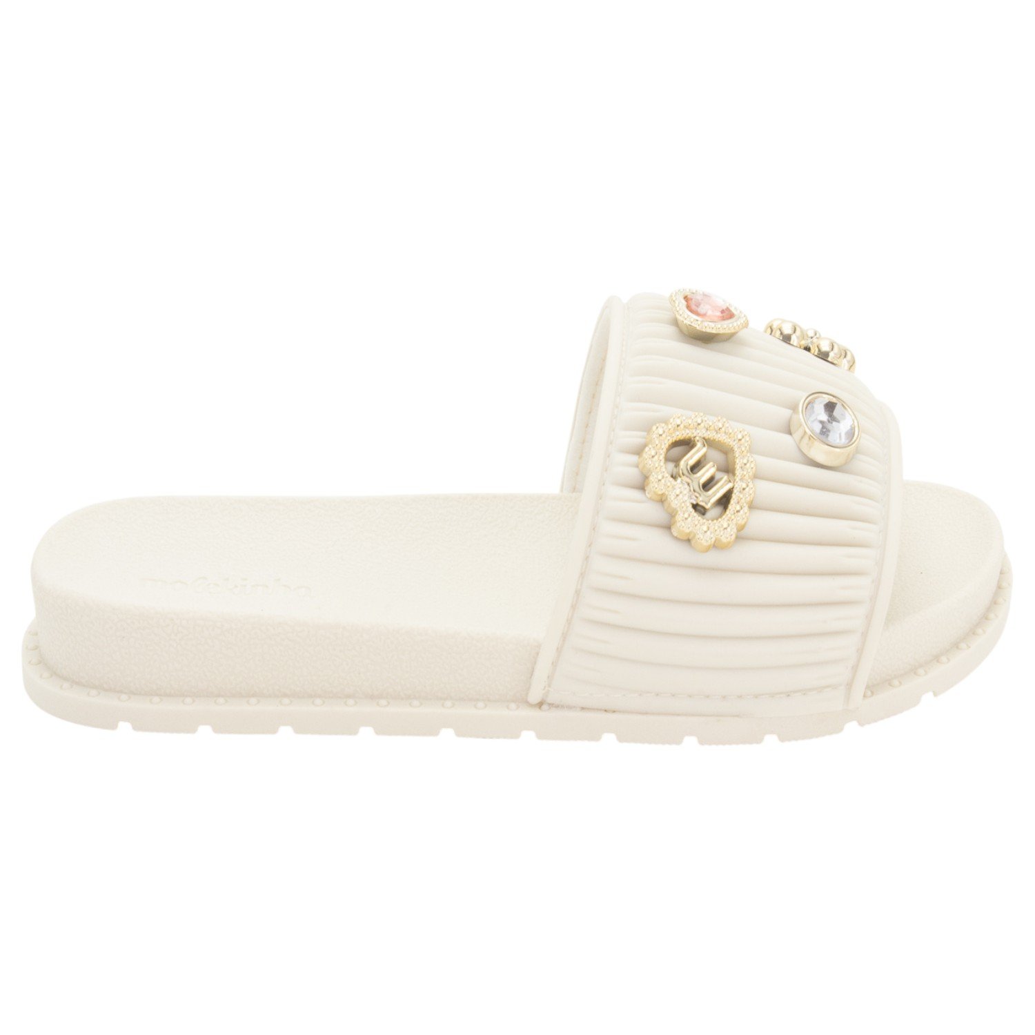 Chinelo Infantil Menina Molekinha 2341.133 - Branco