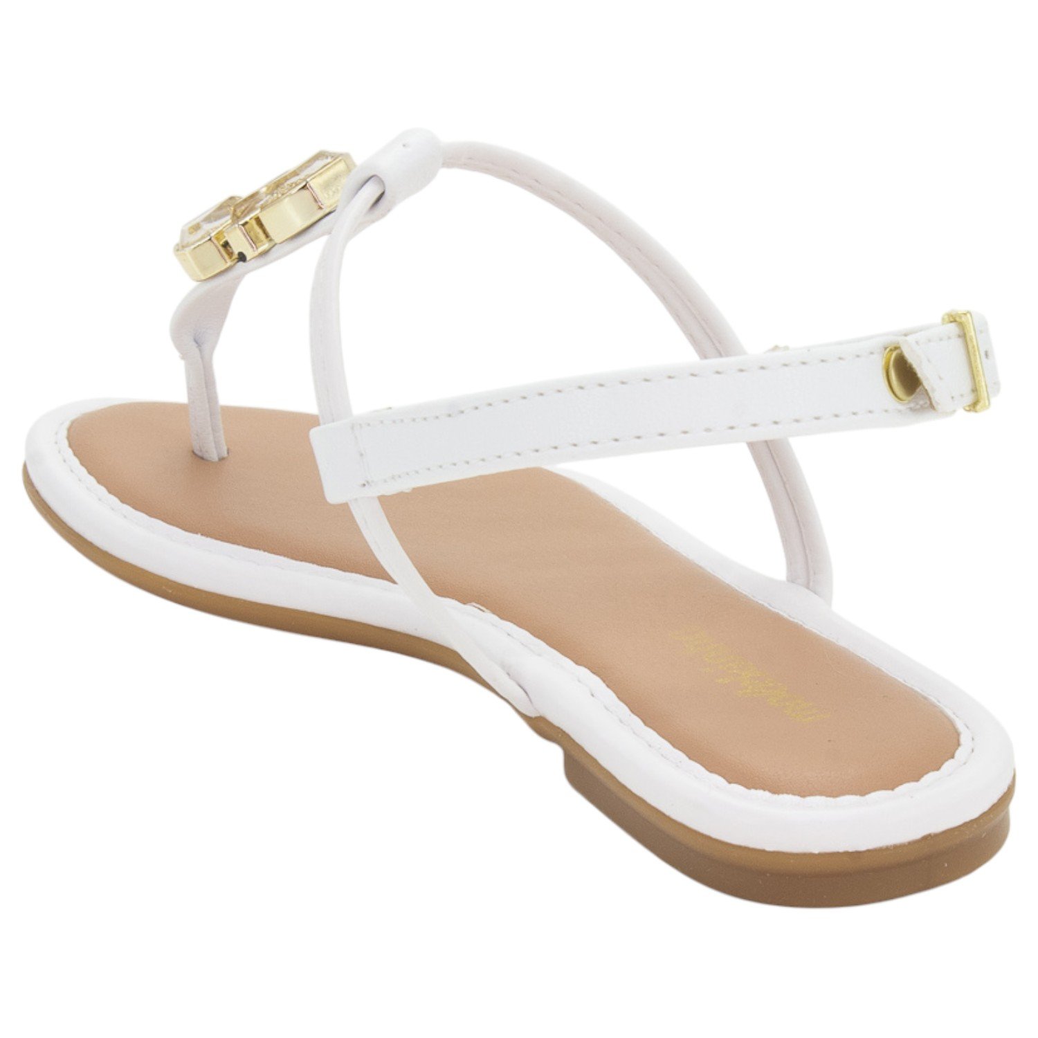 Sandália Infantil Menina Molekinha 2157.1208 - Branco Branco 3