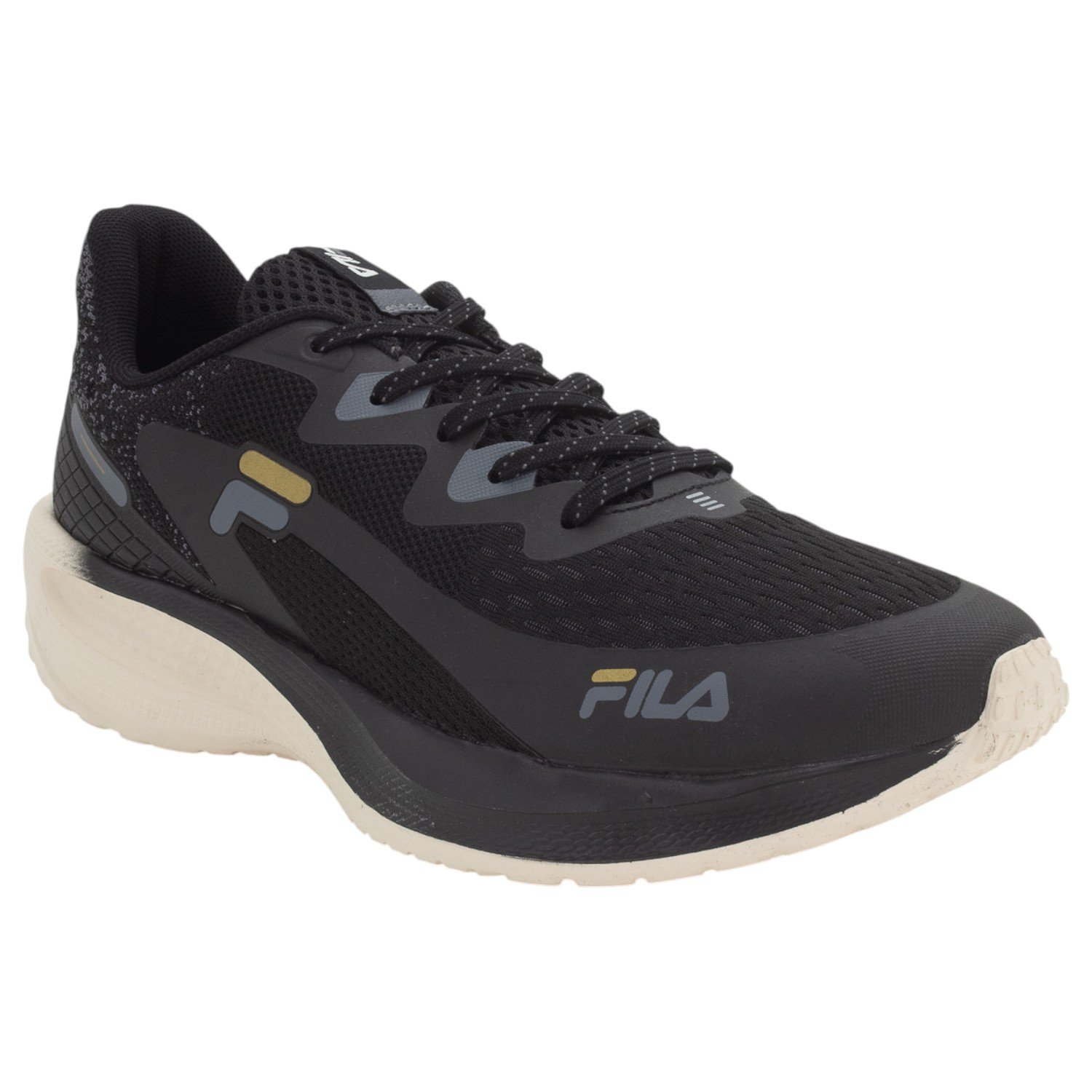 Tênis Masculino Fila Spritz - Preto Preto 2