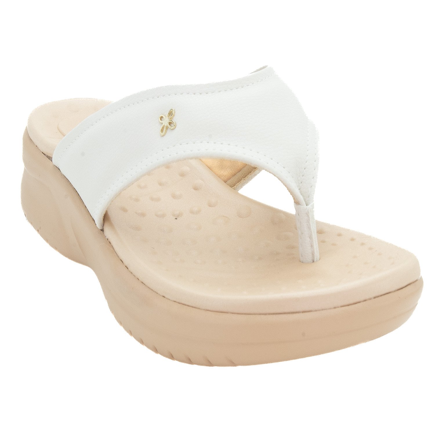 Tamanco Feminino Softli 10009.10040 - Off White Branco 2