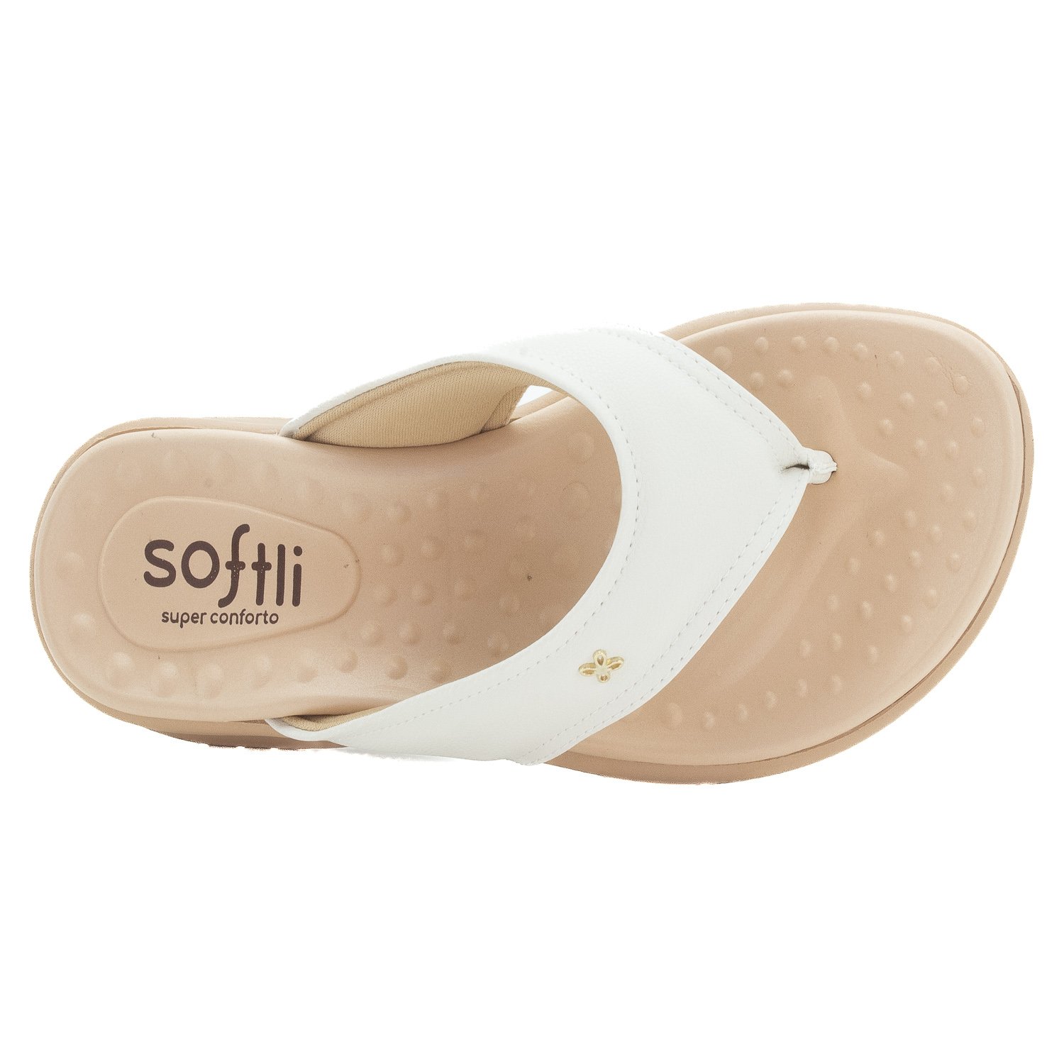 Tamanco Feminino Softli 10009.10040 - Off White Branco 5