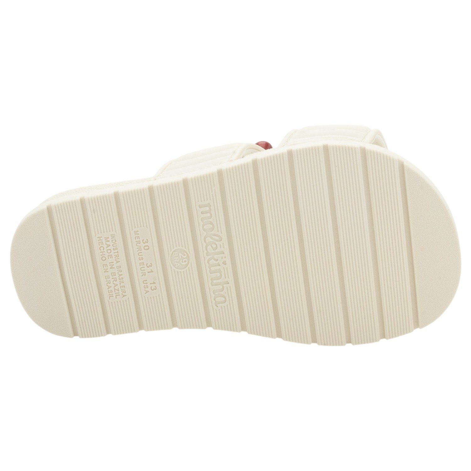 Chinelo Infantil Menina Molekinha 2341.136 - Off White Branco 4
