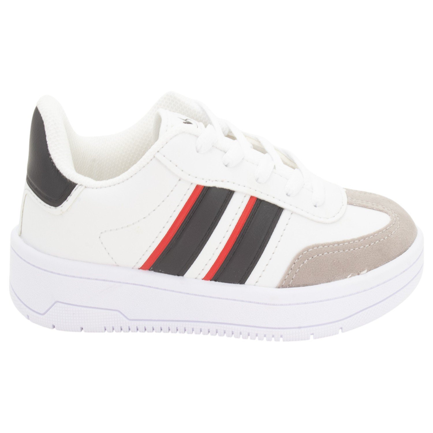 Tênis Infantil Menino Via Vip VV4516 - Branco