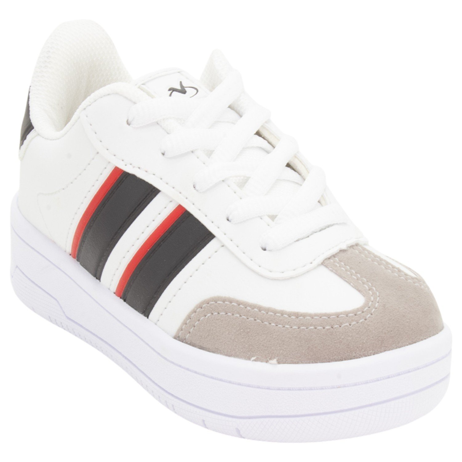 Tênis Infantil Menino Via Vip VV4516 - Branco Branco 2