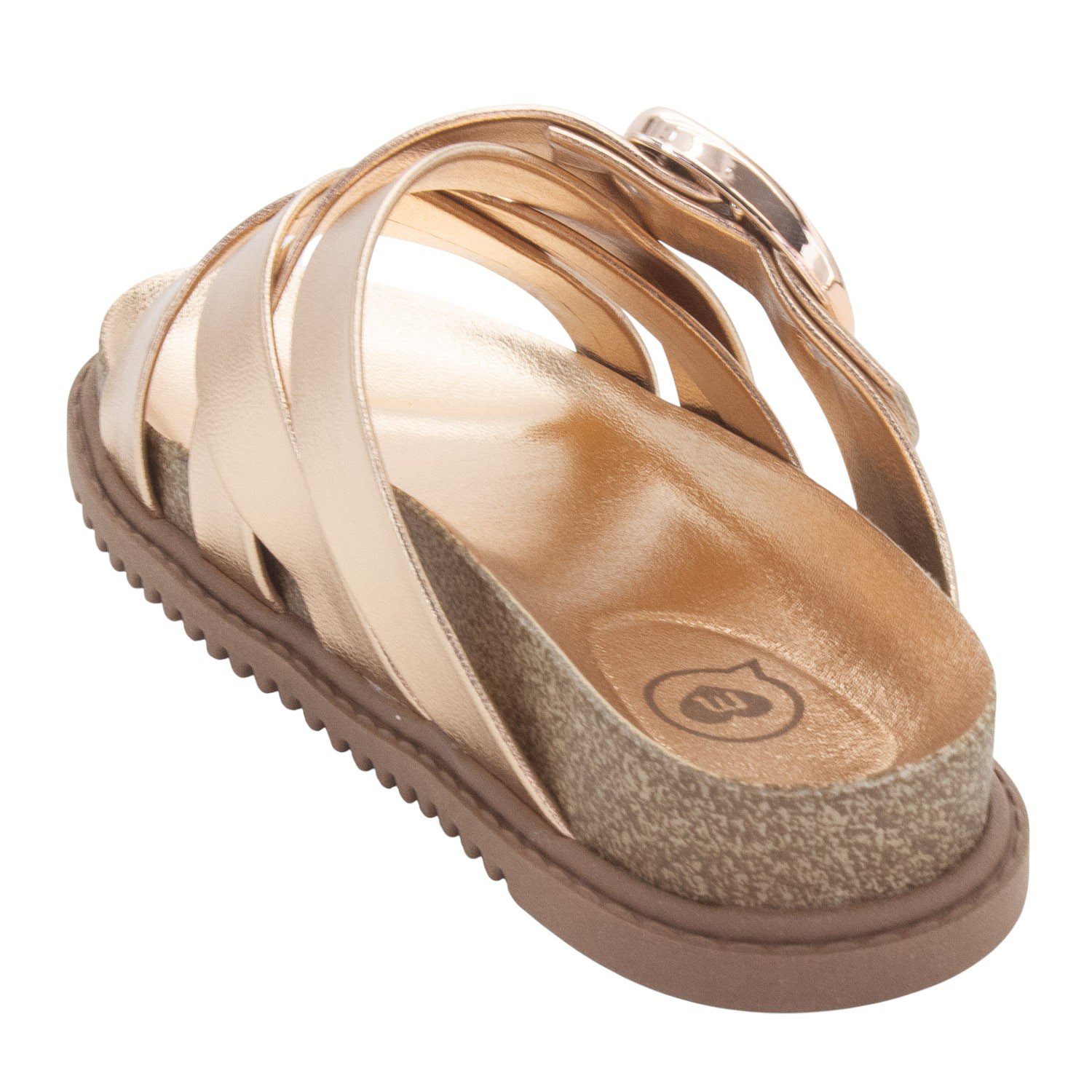 Chinelo Infantil Menina Molekinha 2357.114 - Ouro Rosado Rose Gold 3