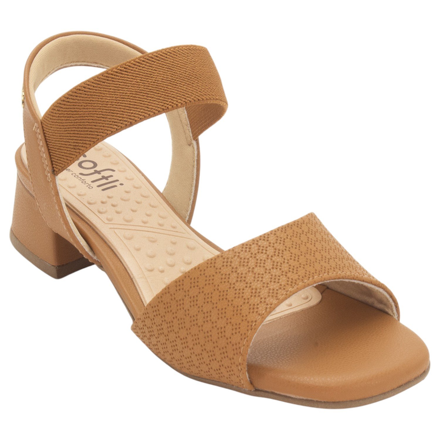 Sandália Feminina Softli 10045.10253 - Marrom Marrom 2
