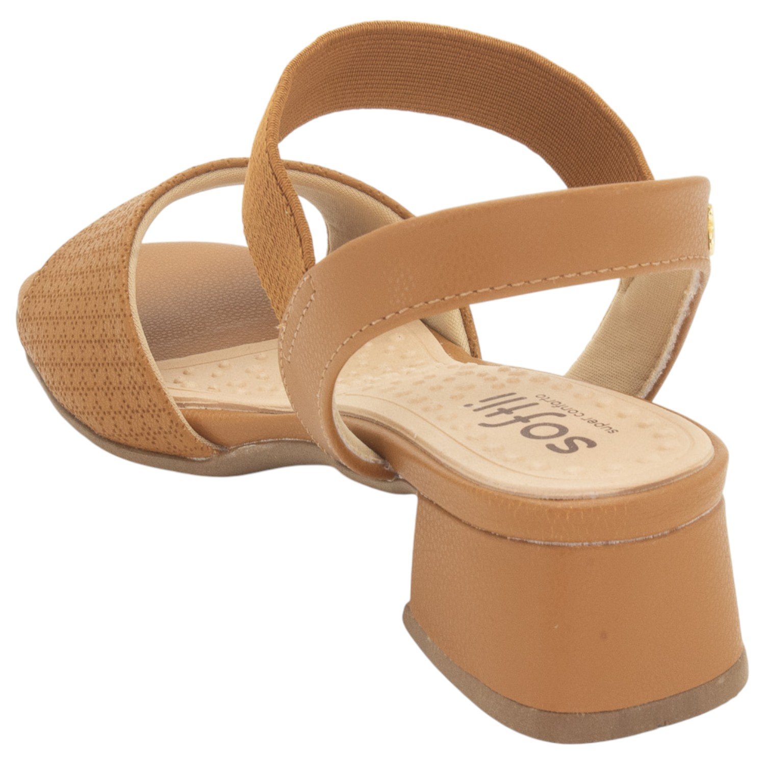 Sandália Feminina Softli 10045.10253 - Marrom Marrom 3