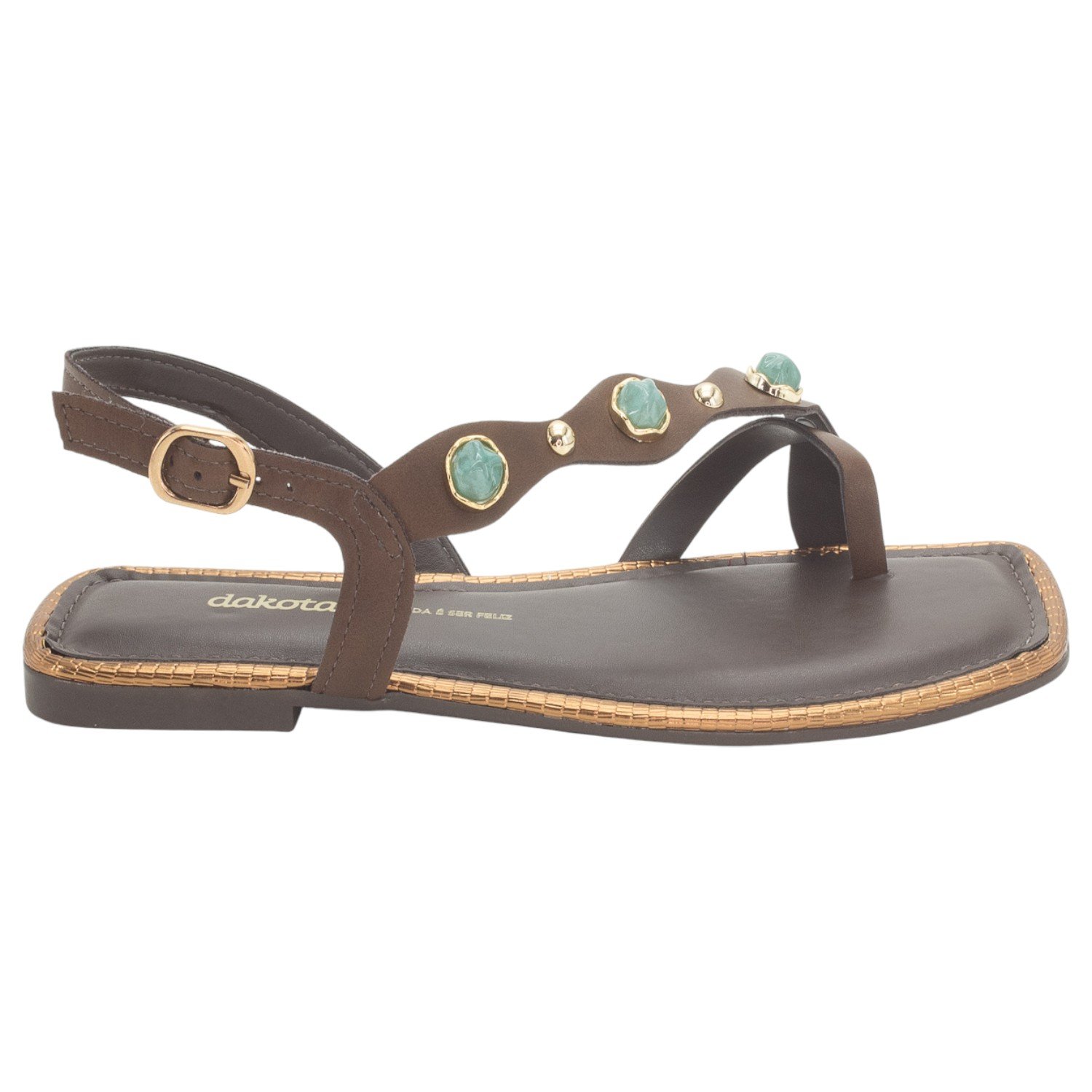 Sandália Feminina Dakota Y9381 - Marrom