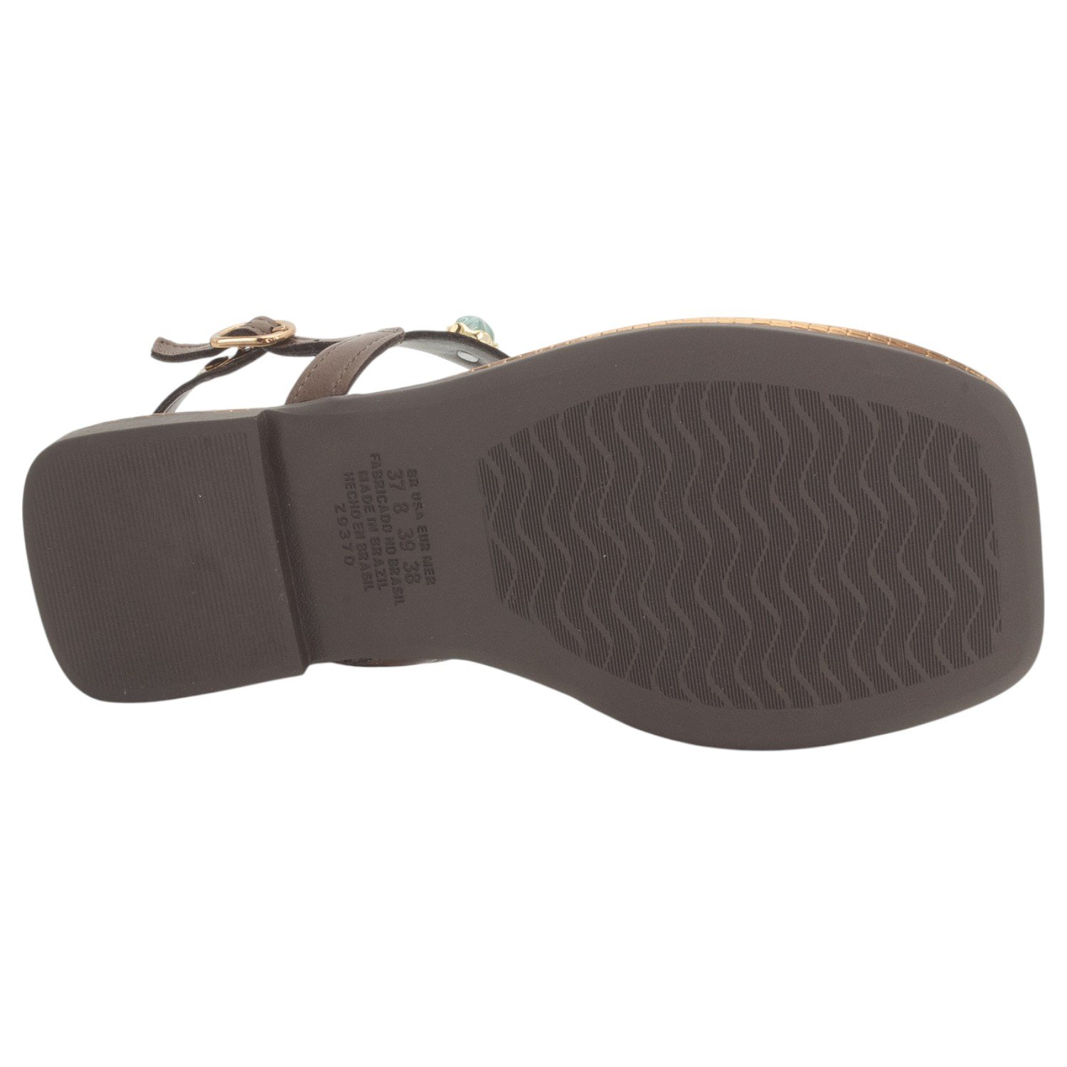 Sandália Feminina Dakota Y9381 - Marrom Marrom 4