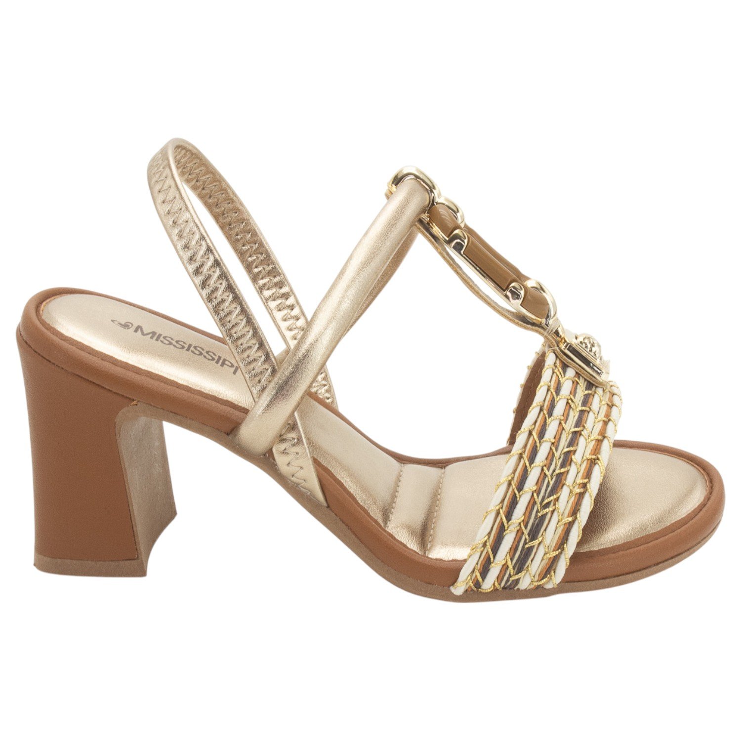 Sandália Feminina Mississipi MF921 - Marrom