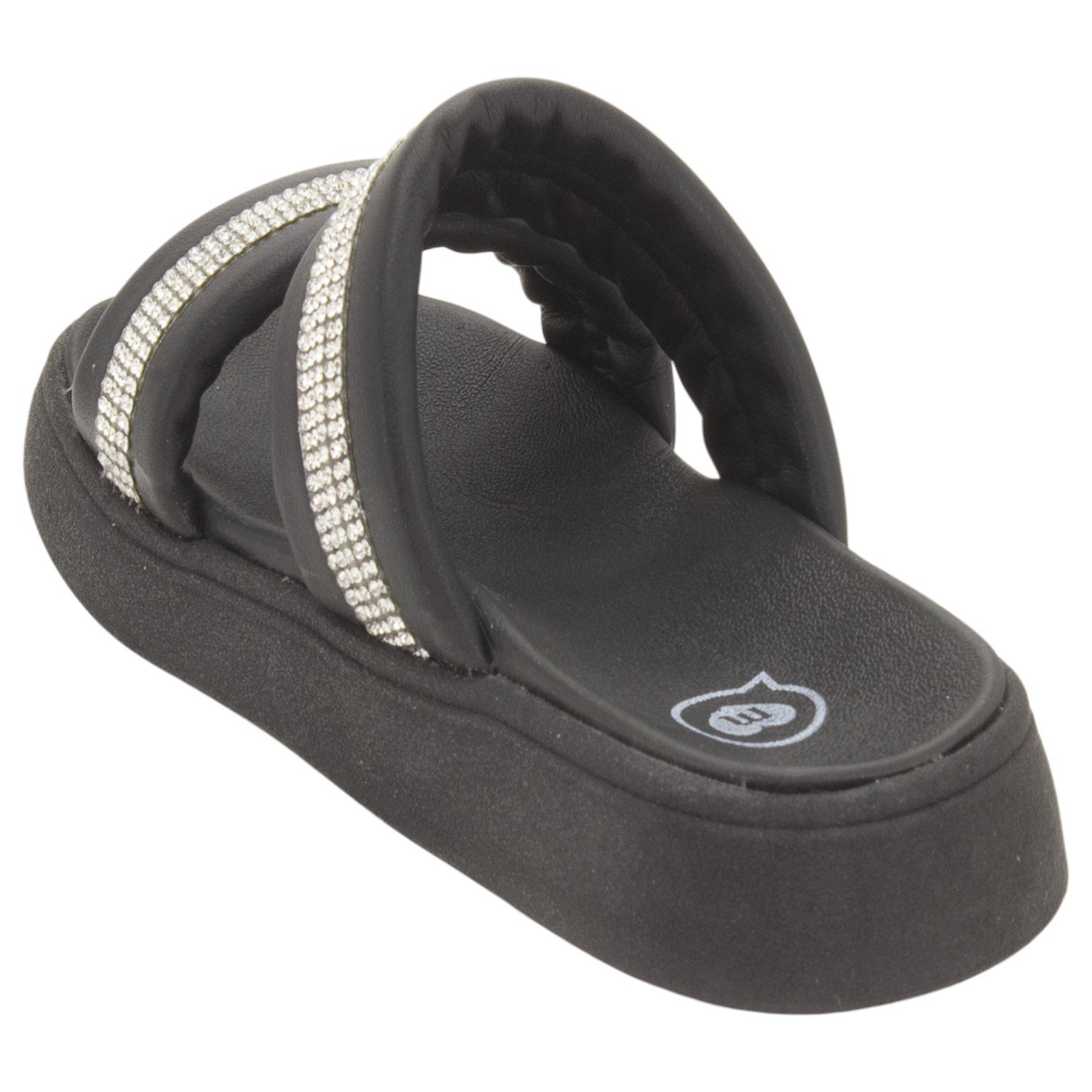 Chinelo Infantil Menina Molekinha 2358.117 - Preto Preto 3