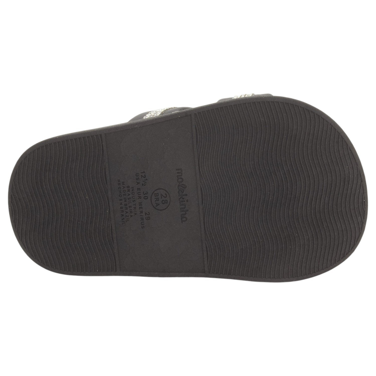 Chinelo Infantil Menina Molekinha 2358.117 - Preto Preto 4