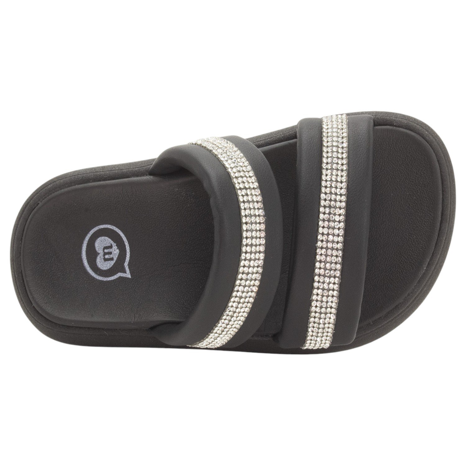 Chinelo Infantil Menina Molekinha 2358.117 - Preto Preto 5