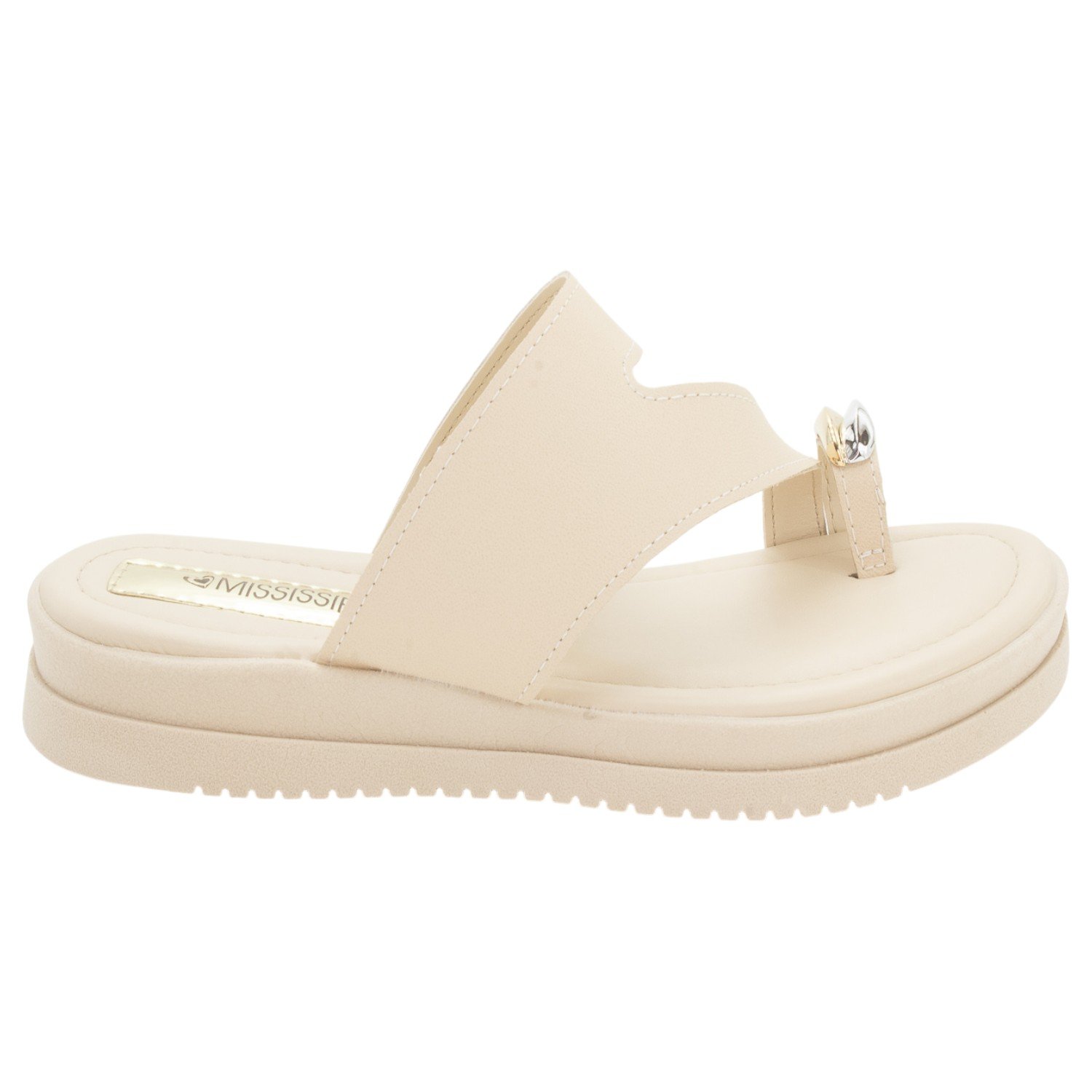 Tamanco Feminino Mississipi MF113 - Bege