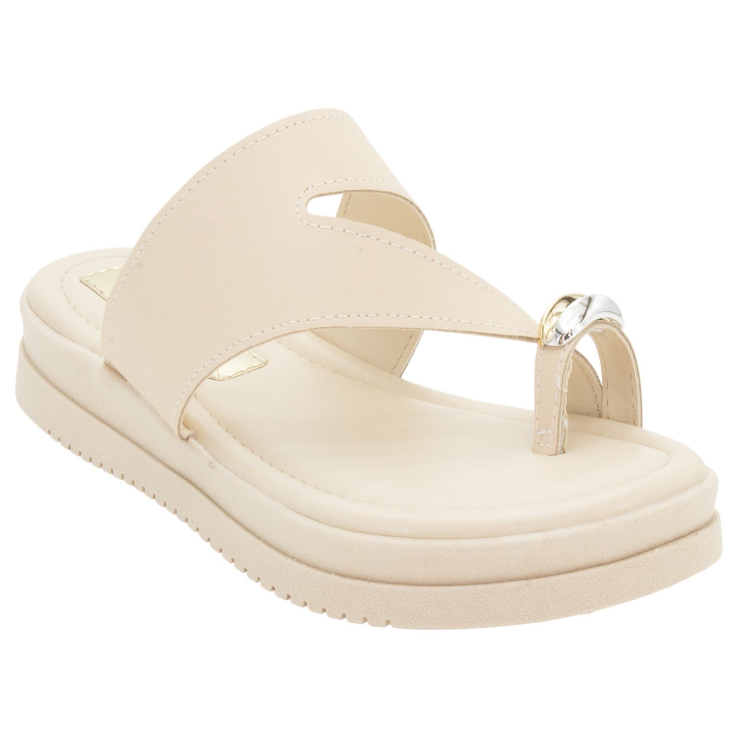 Tamanco Feminino Mississipi MF113 - Bege Bege 2