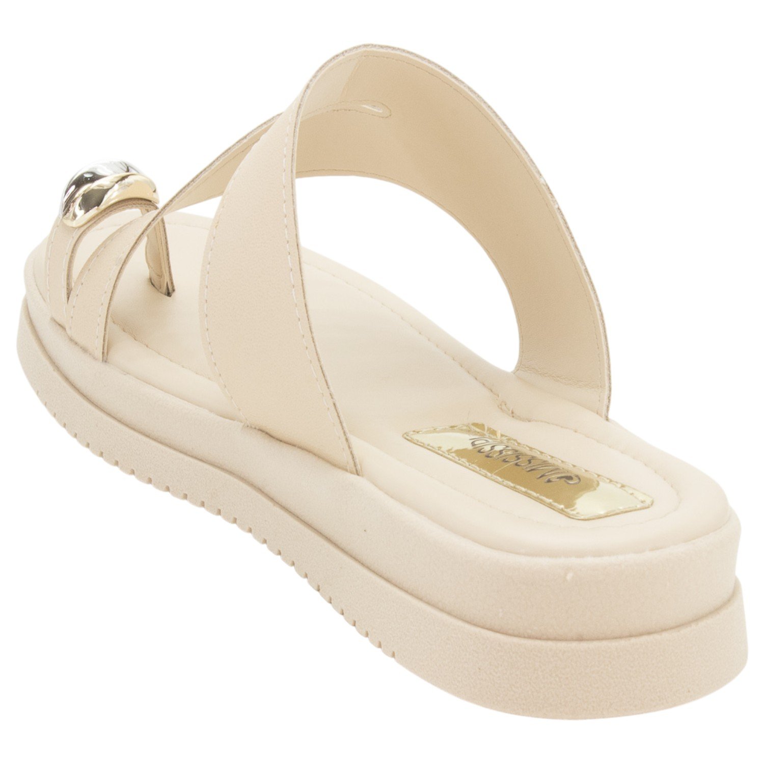 Tamanco Feminino Mississipi MF113 - Bege Bege 3