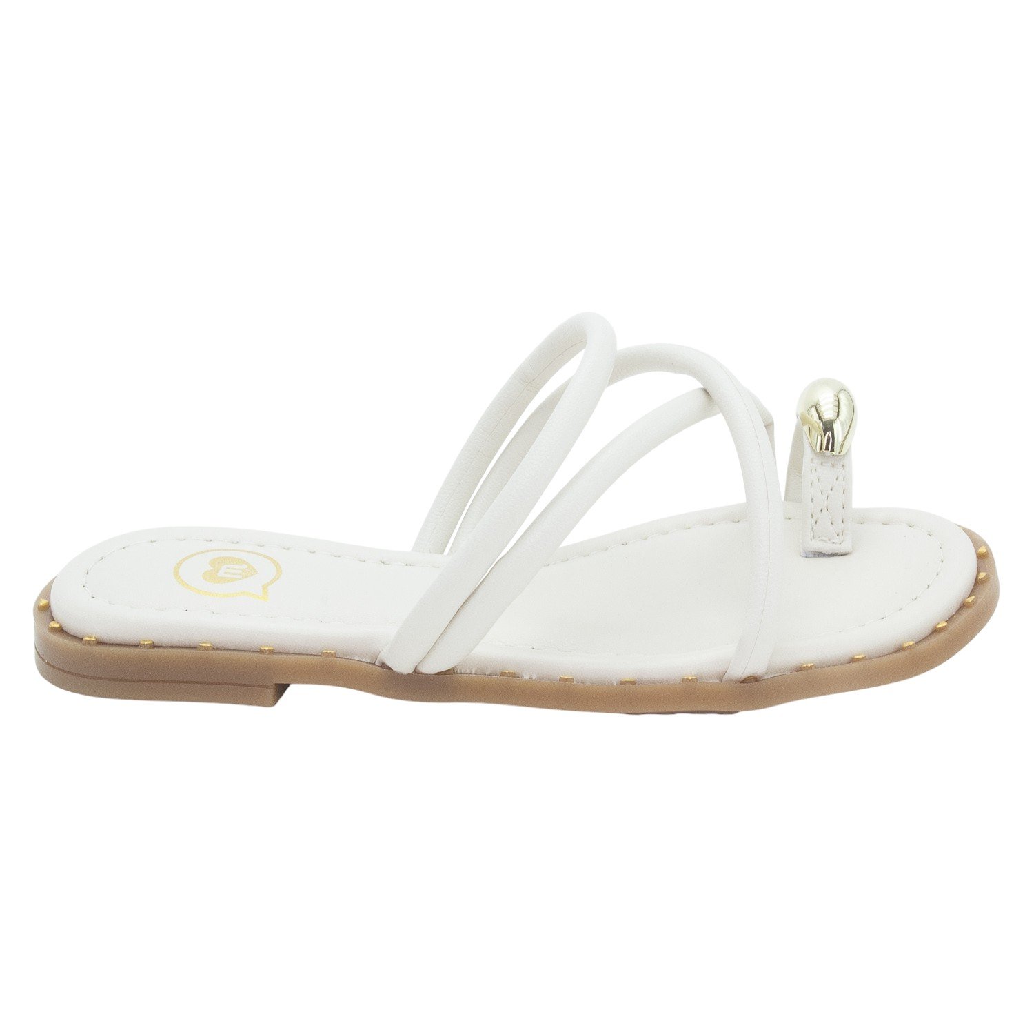 Rasteira Infantil Menina Molekinha 2342.111 - Branco