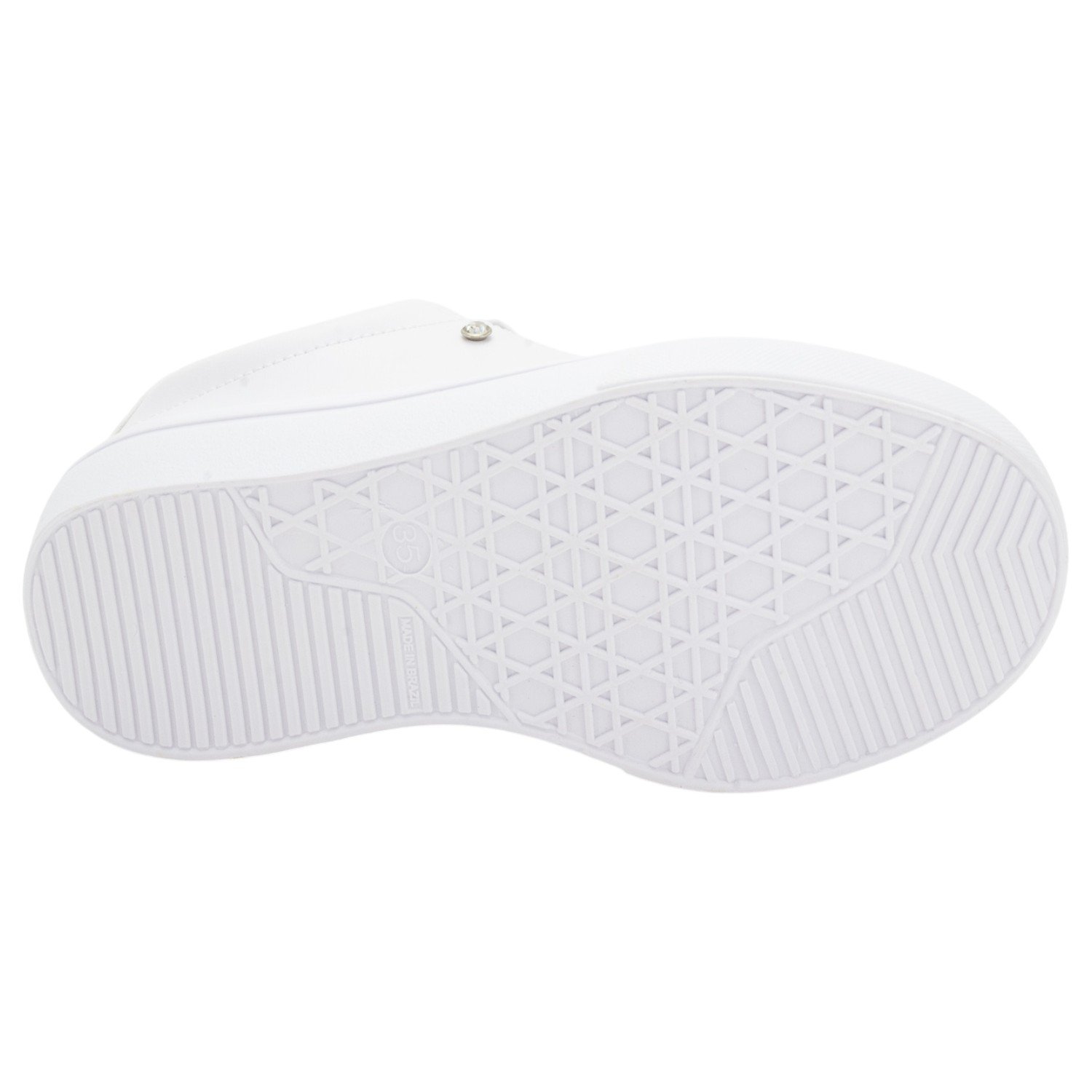 Tênis Feminino Moda Leve 700 - Branco Branco 4