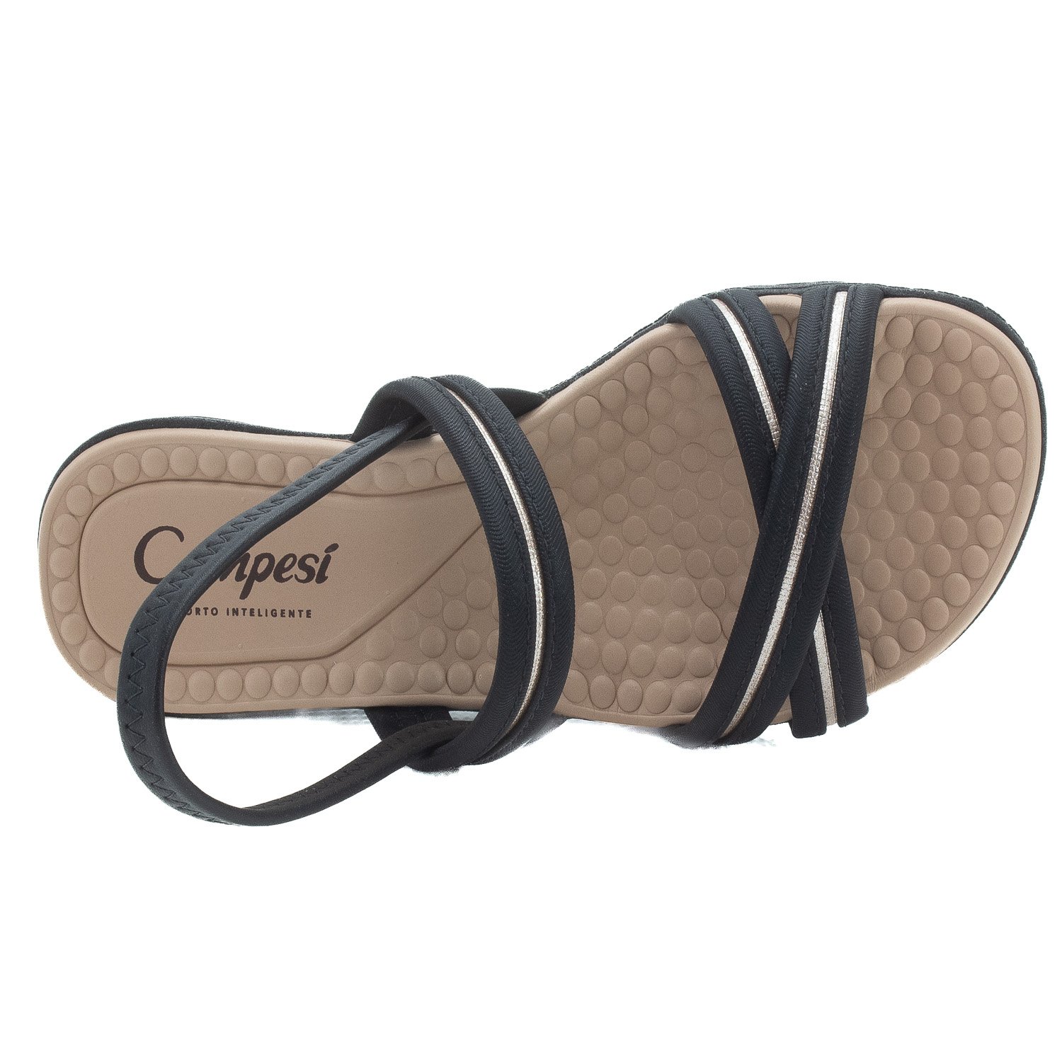 Sandália Feminina Campesí CE222 - Preto Preto 5