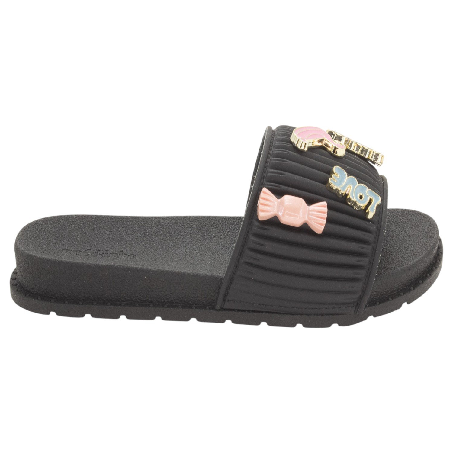 Chinelo Infantil Menina Molekinha 2341.134 - Preto