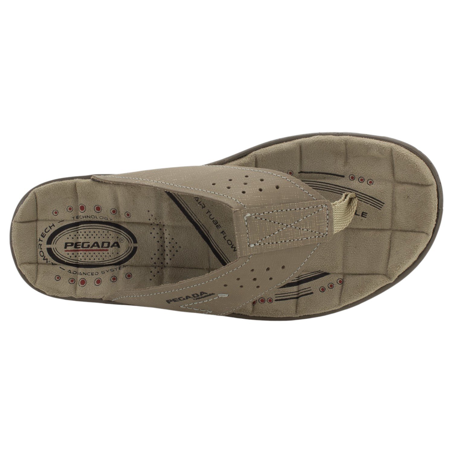 Chinelo Masculino Pegada 131663-13 - Bege Bege 5