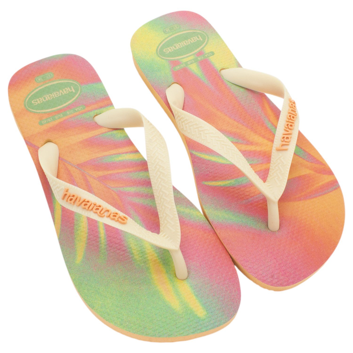 Chinelo Feminino Havaianas Top Fashion - Pêssego