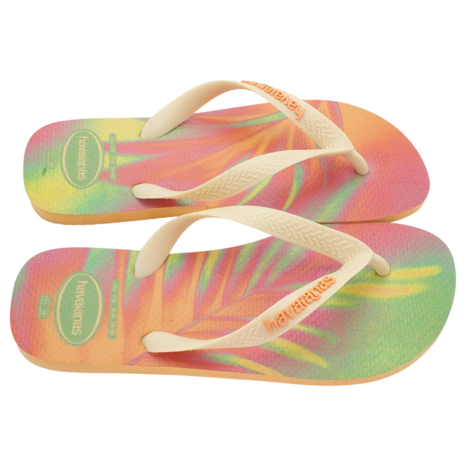 Chinelo Feminino Havaianas Top Fashion - Pêssego Bege 2