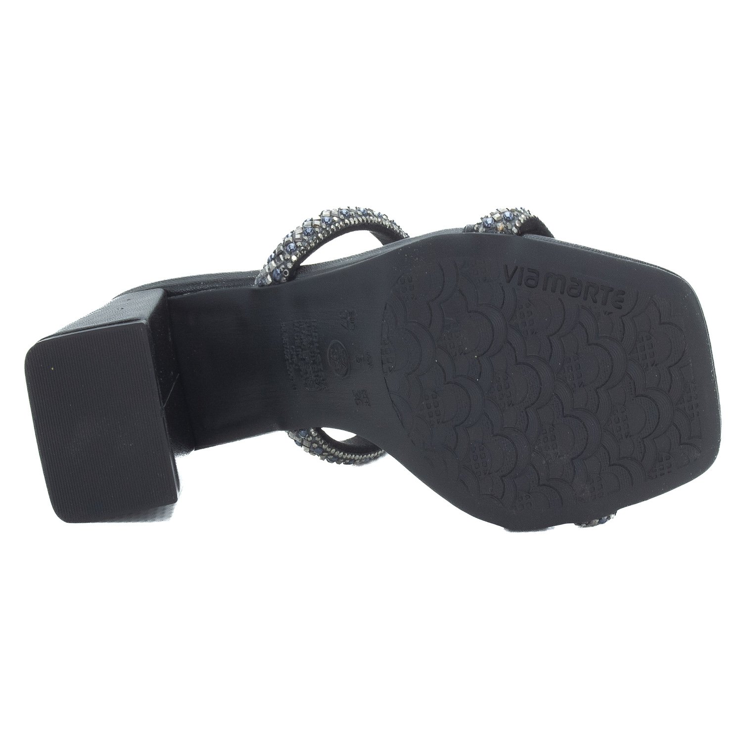 Tamanco Feminino Via Marte 171-027-01 - Preto Preto 4