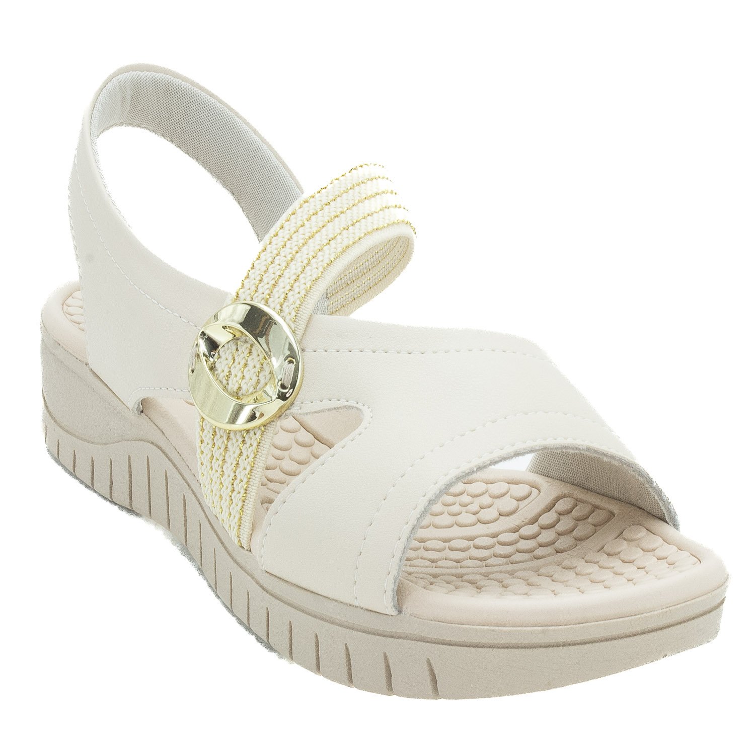 Sandália Feminina Campesí CP351 - Off White Branco 2