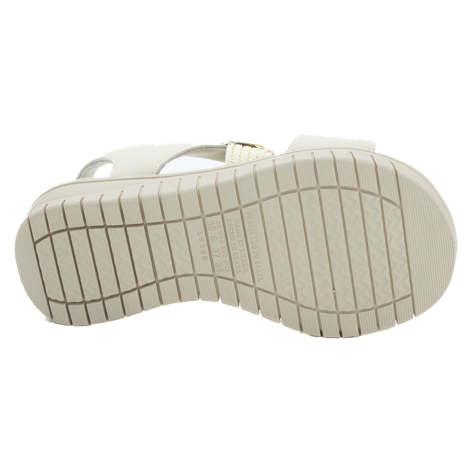 Sandália Feminina Campesí CP351 - Off White Branco 4