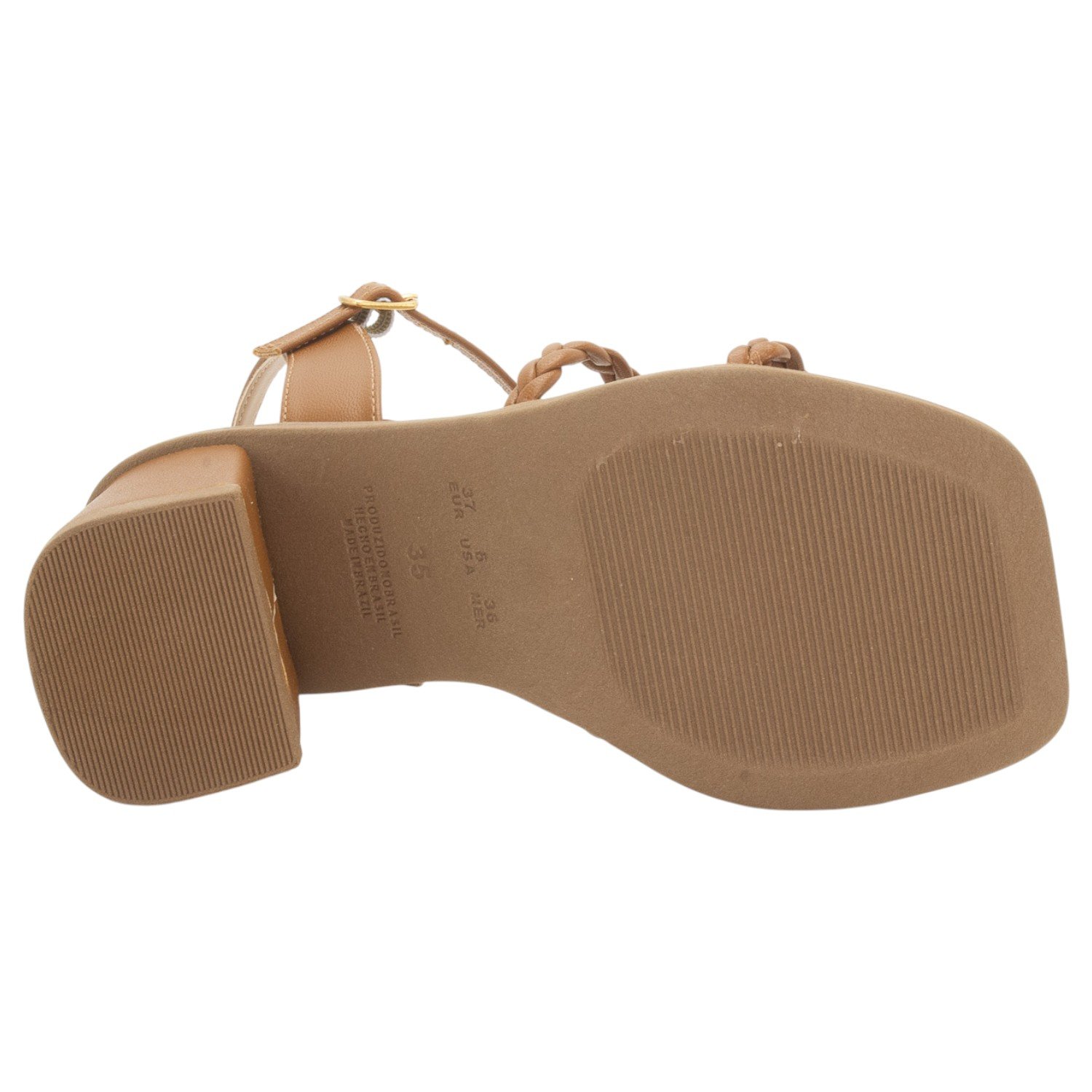 Sandália Feminina Sua Cia 8405.16191 - Marrom Marrom 4