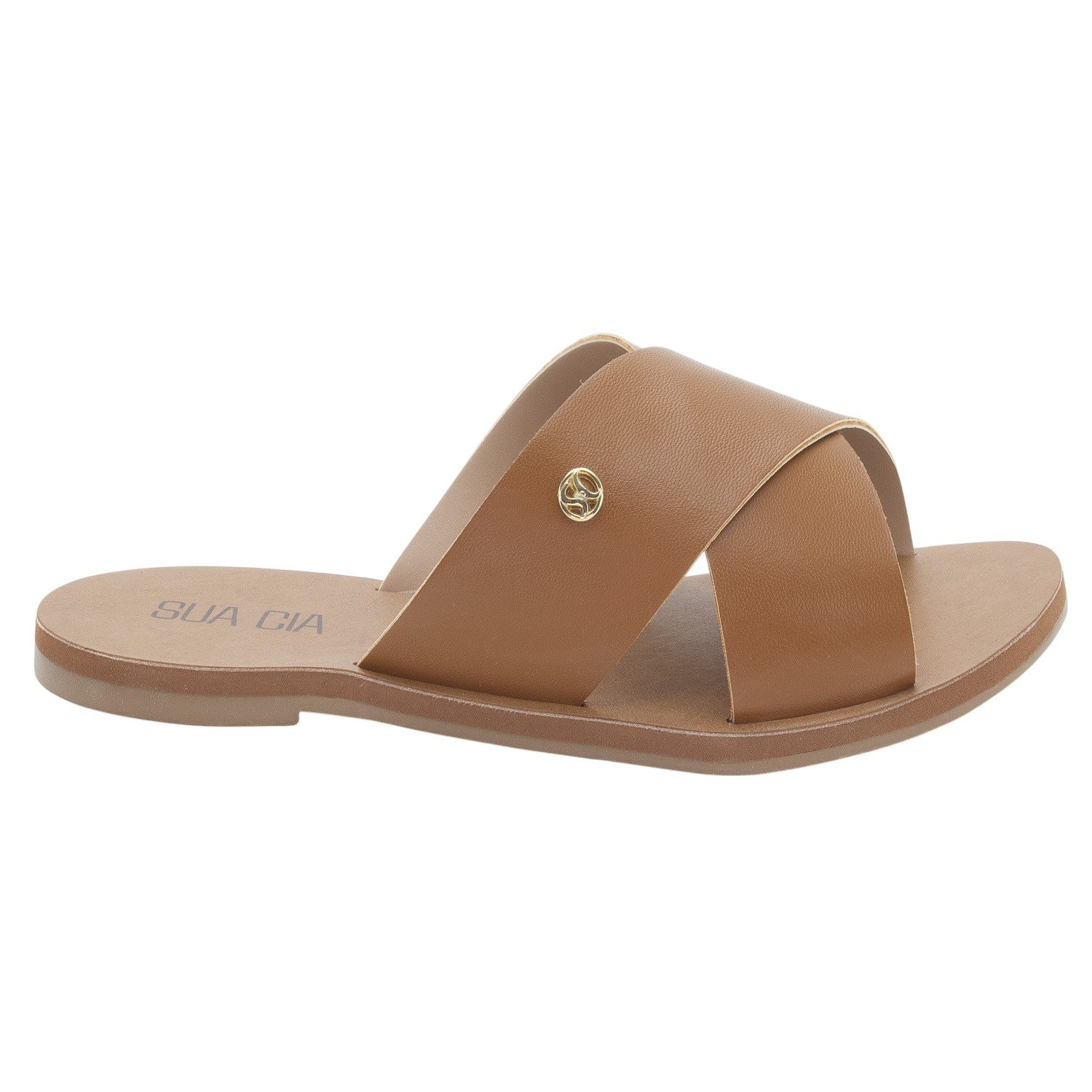 Rasteira Feminina Sua Cia 8395.16144 - Marrom