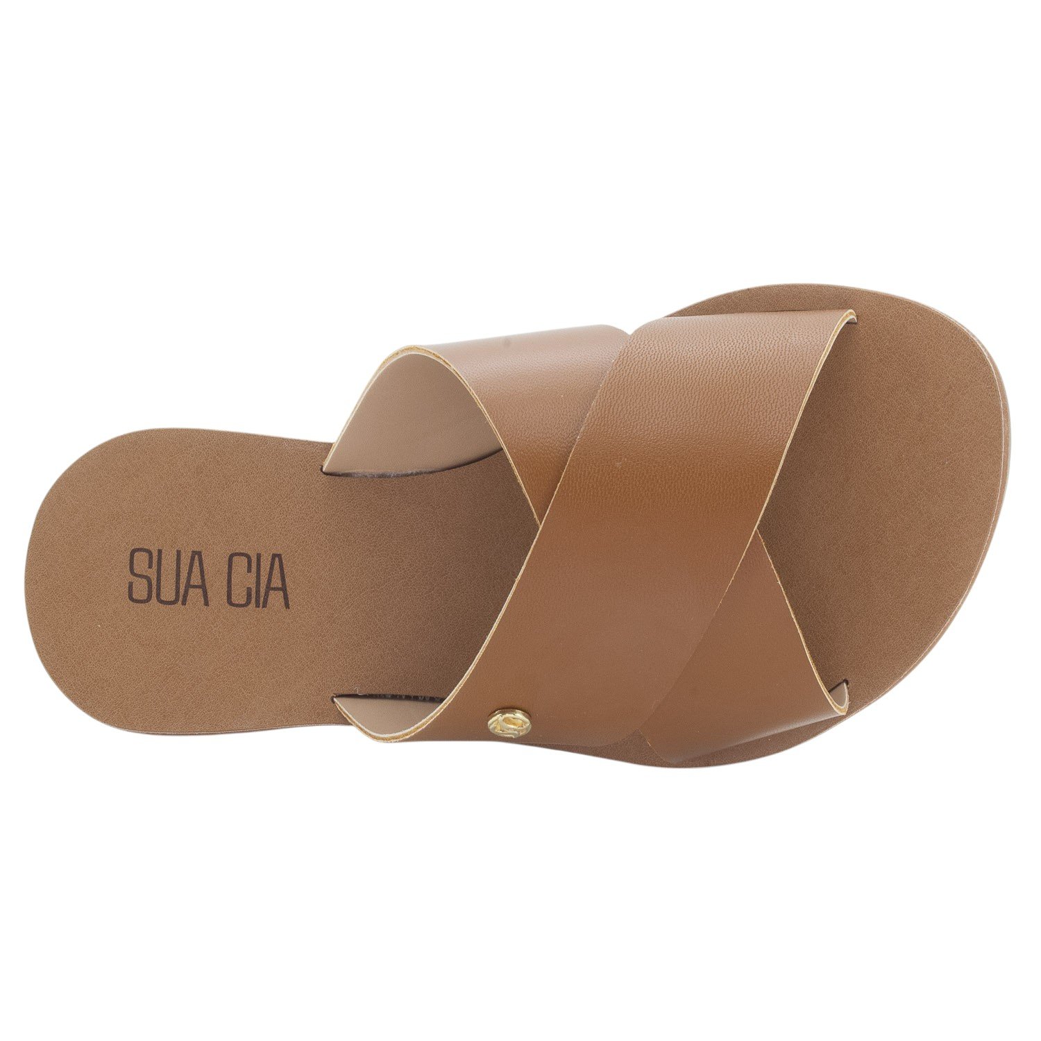 Rasteira Feminina Sua Cia 8395.16144 - Marrom Marrom 5