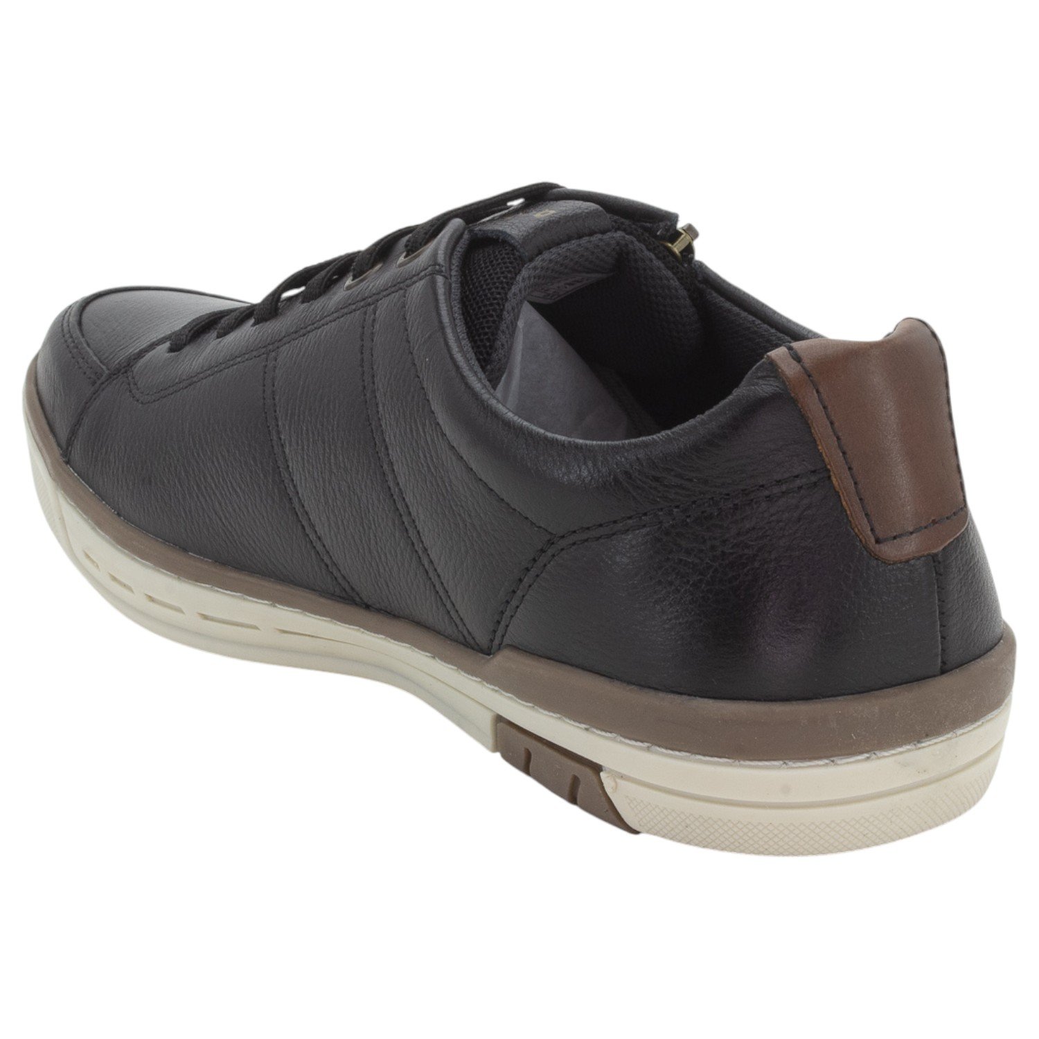 Sapatênis Masculino Pegada 119313-06 - Preto Preto 3
