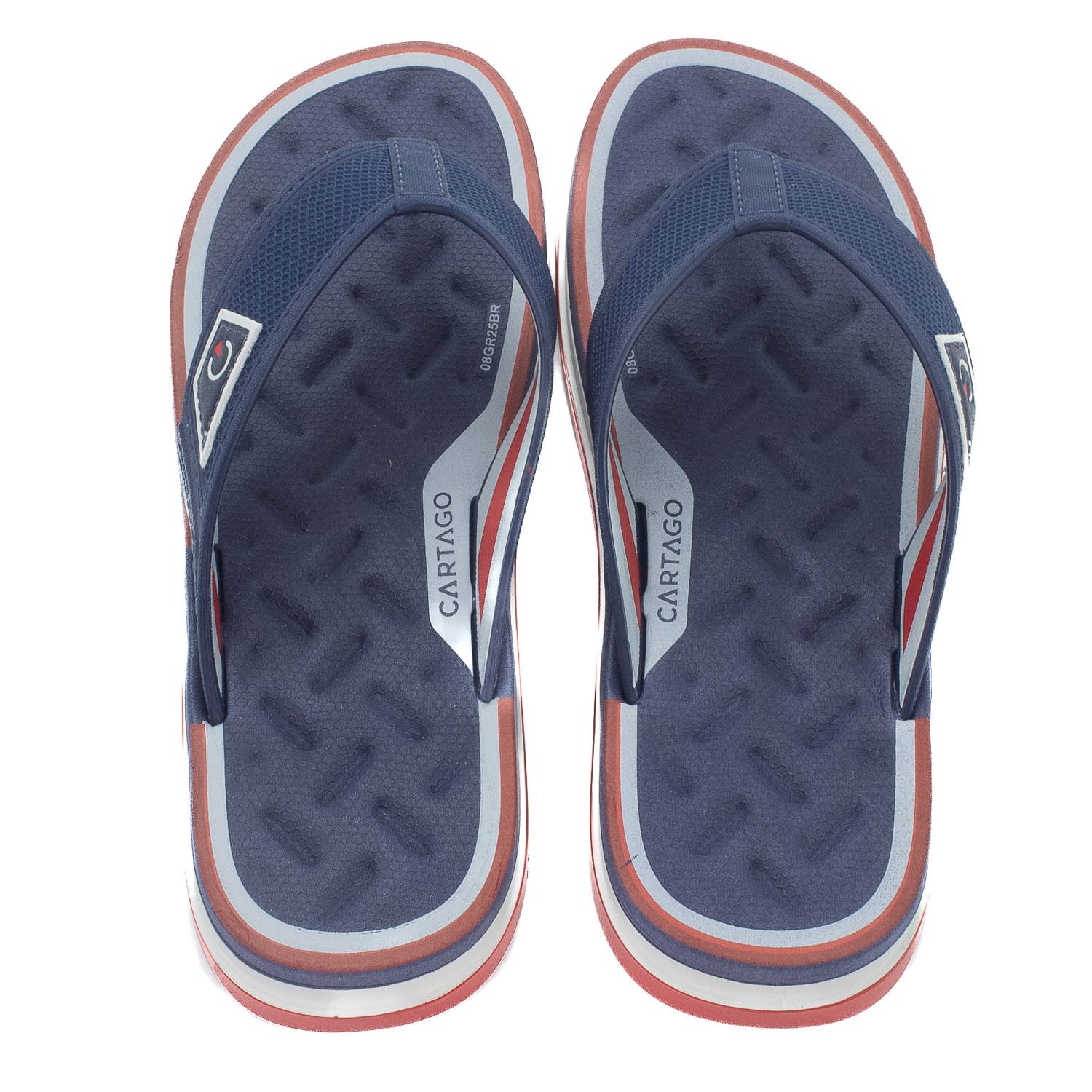 Chinelo Infantil Menino Cartago Malaga Sport - Azul Azul 3