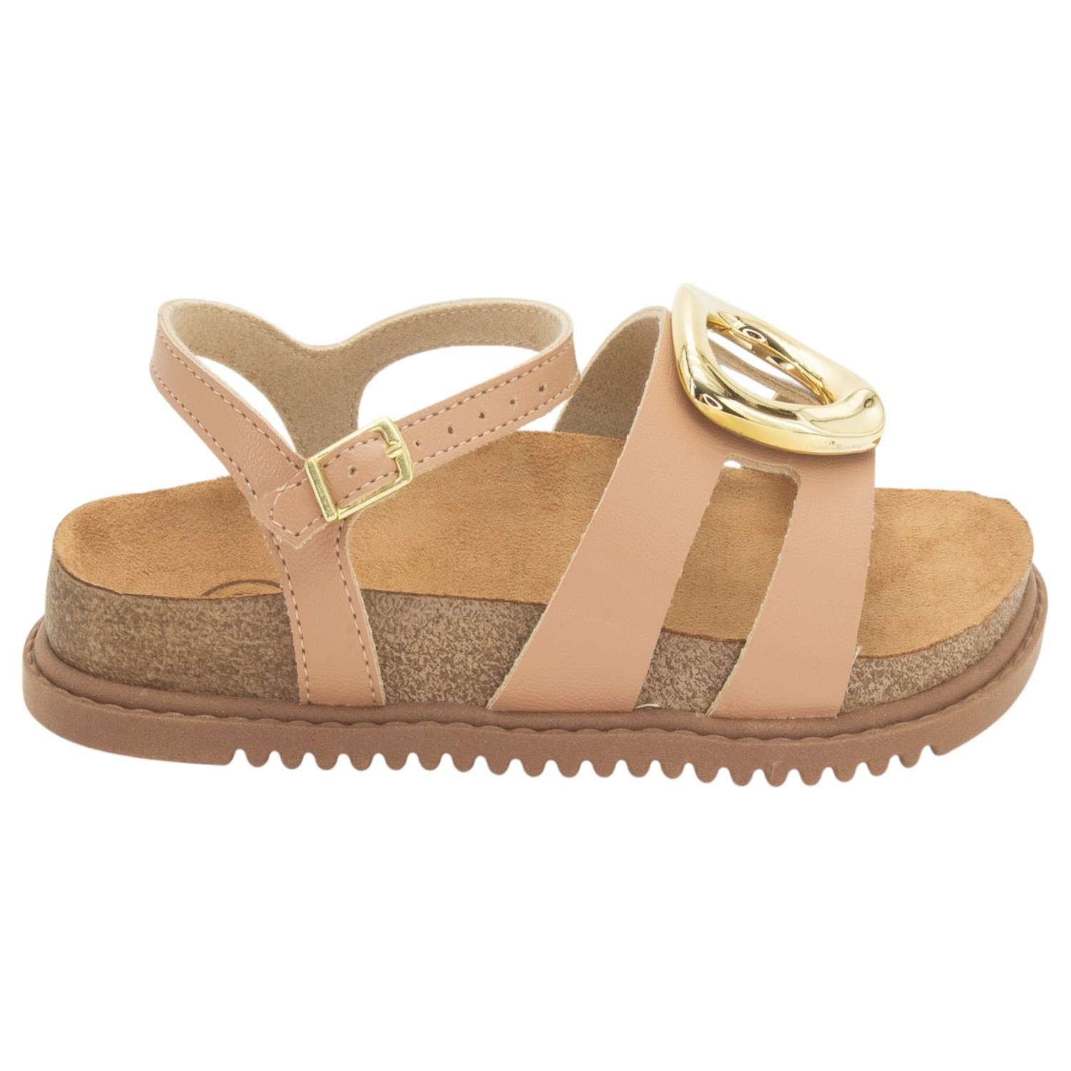 Sandália Infantil Menina Molekinha 2357.115 - Nude