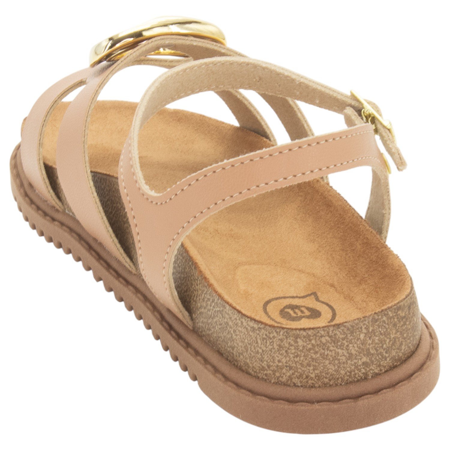 Sandália Infantil Menina Molekinha 2357.115 - Nude Bege 3