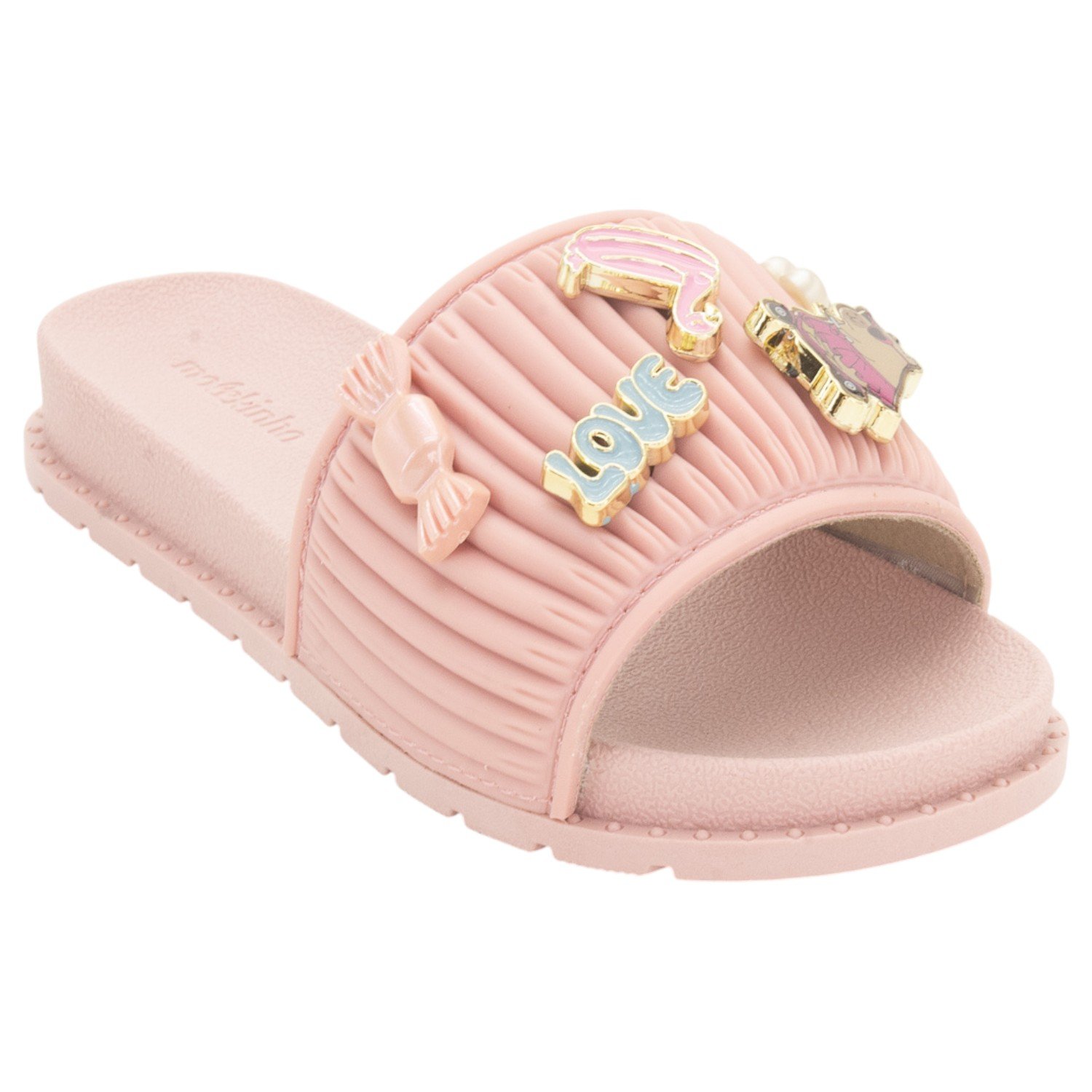 Chinelo Infantil Menina Molekinha 2341.134 - Rosa Rosa 2