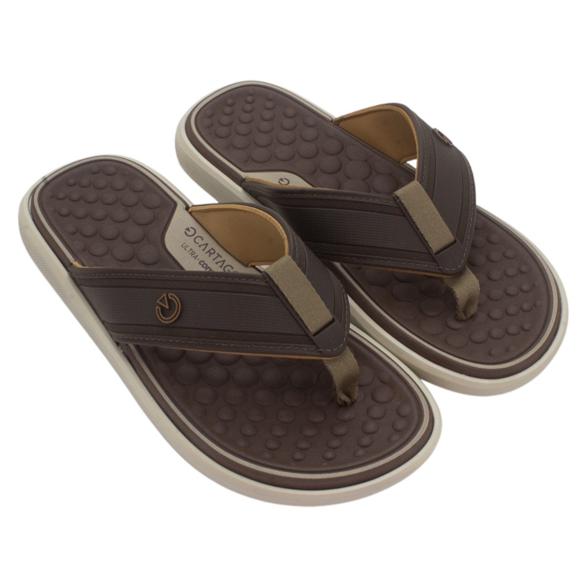 Chinelo Masculino Cartago Dubai - Marrom