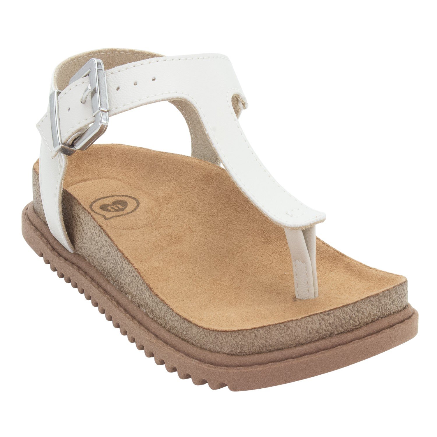 Sandália Infantil Menina Molekinha 2357.112 - Off White Branco 2