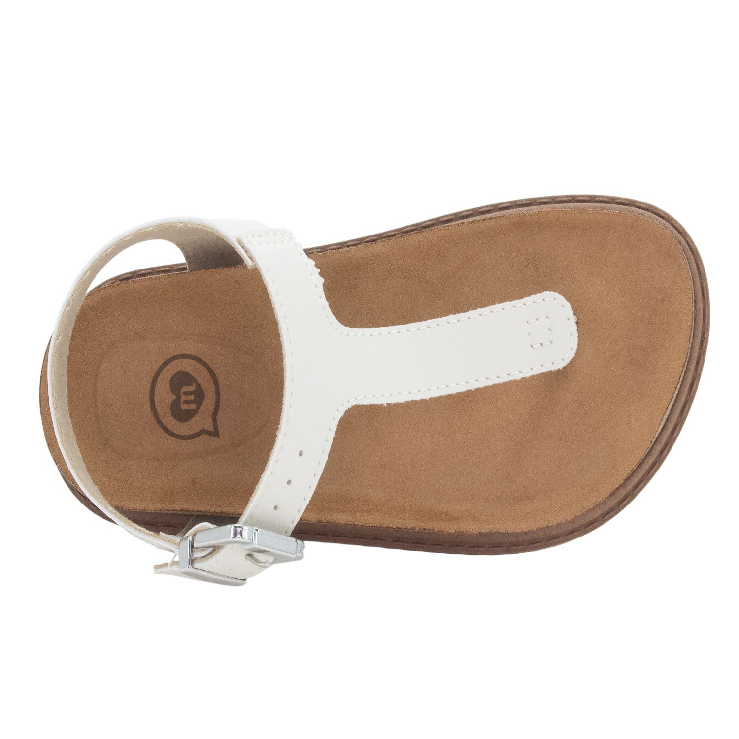 Sandália Infantil Menina Molekinha 2357.112 - Off White Branco 5