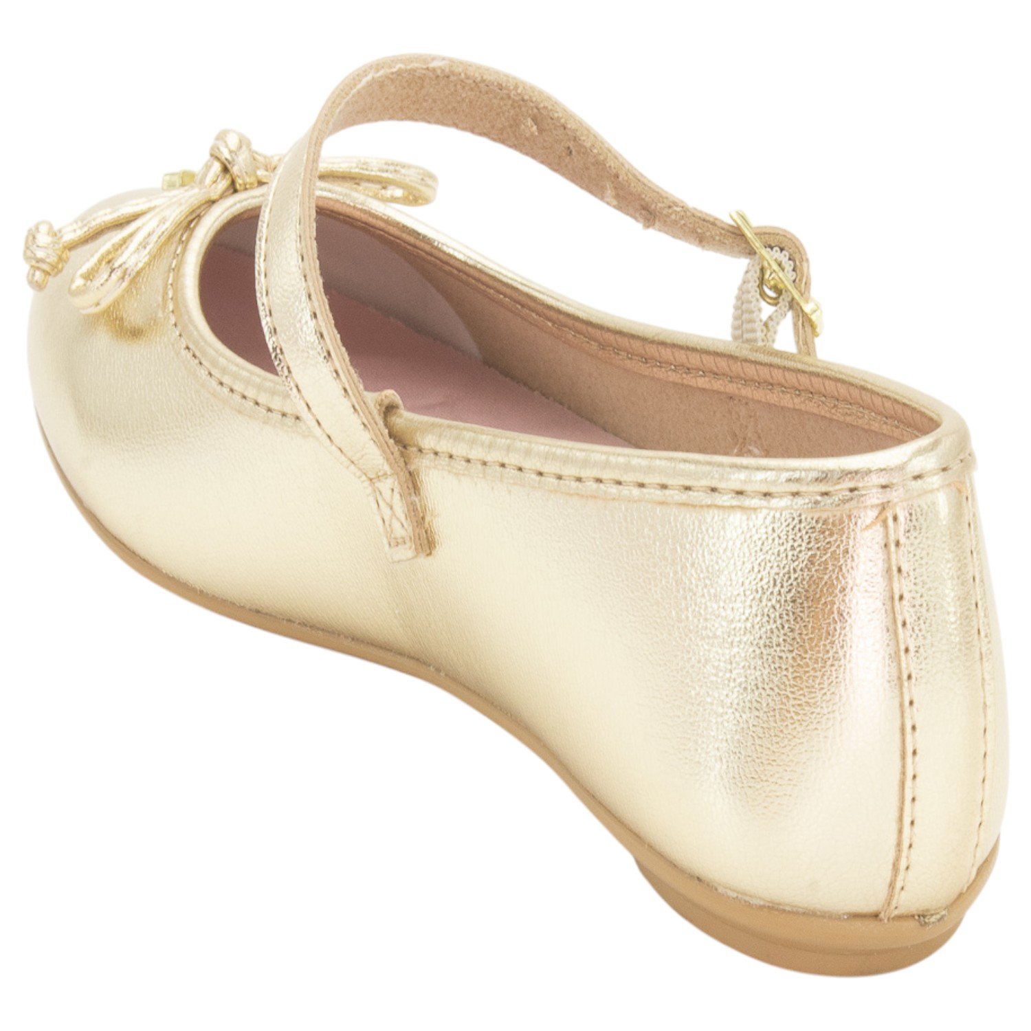 Sapatilha Infantil Menina Molekinha 2502.1009 - Dourado Dourado 3
