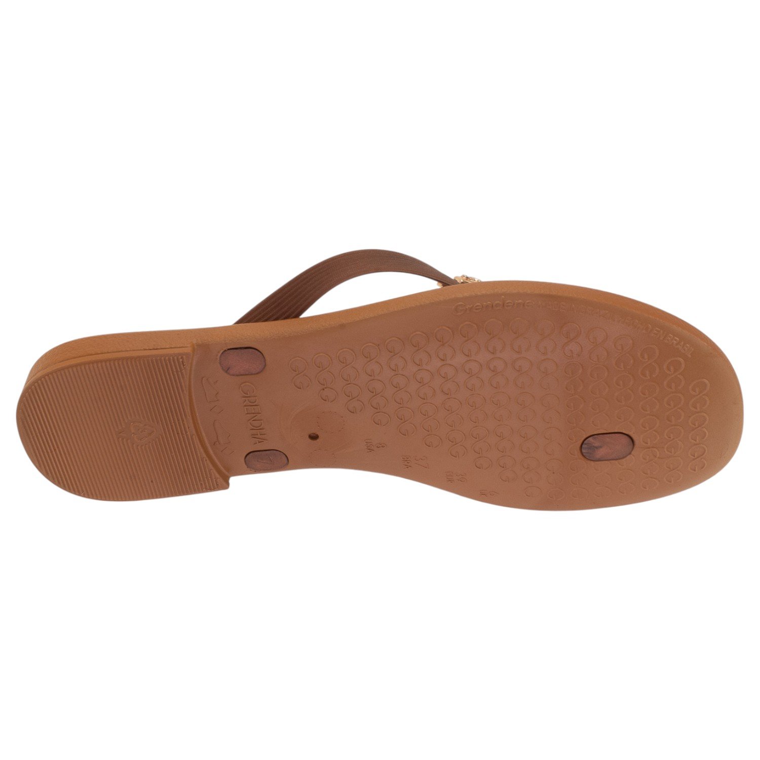 Rasteira Feminina Grendha Todo Dia Sutileza - Cobre Marrom 4