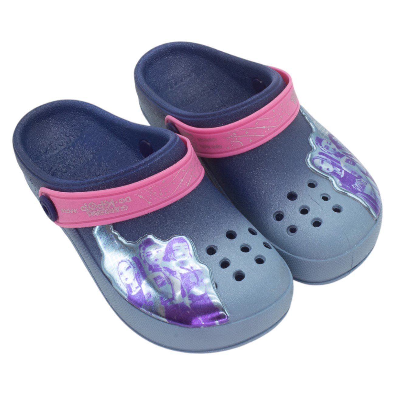 Babuche Infantil Menina Grendene Guerreiras Do K-POP Huntrix - Azul