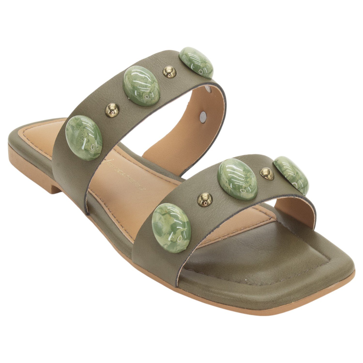 Rasteira Feminina Dakota Y9181 - Verde Verde 2