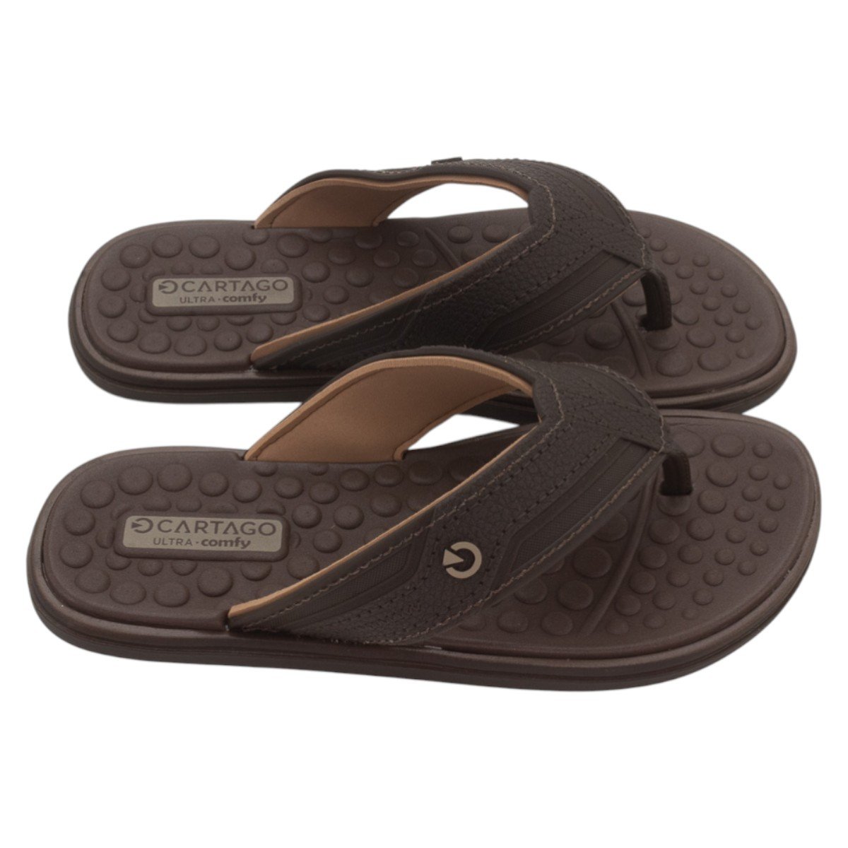 Chinelo Infantil Menino Cartago Veneto III - Marrom Marrom 2