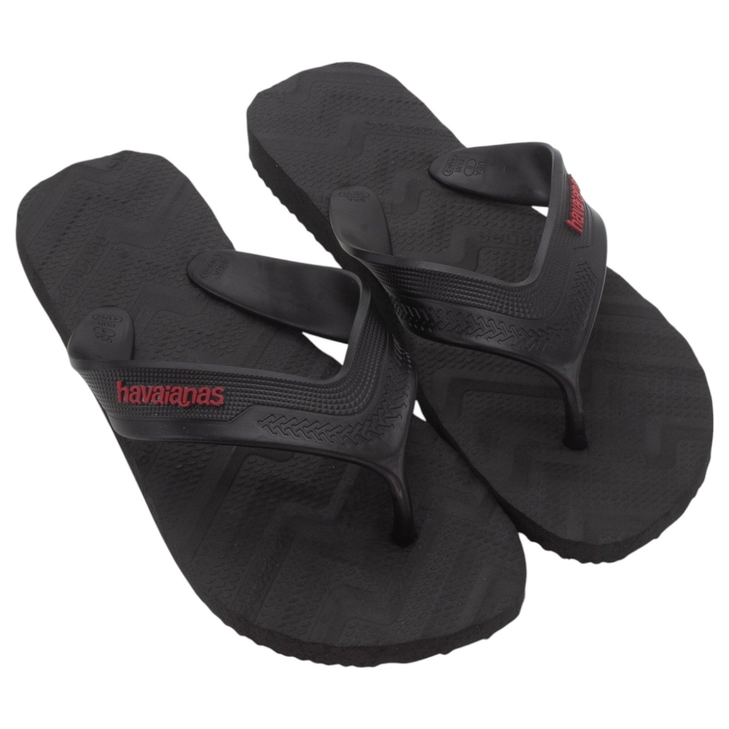 Chinelo Masculino Havaianas Track Waves - Preto