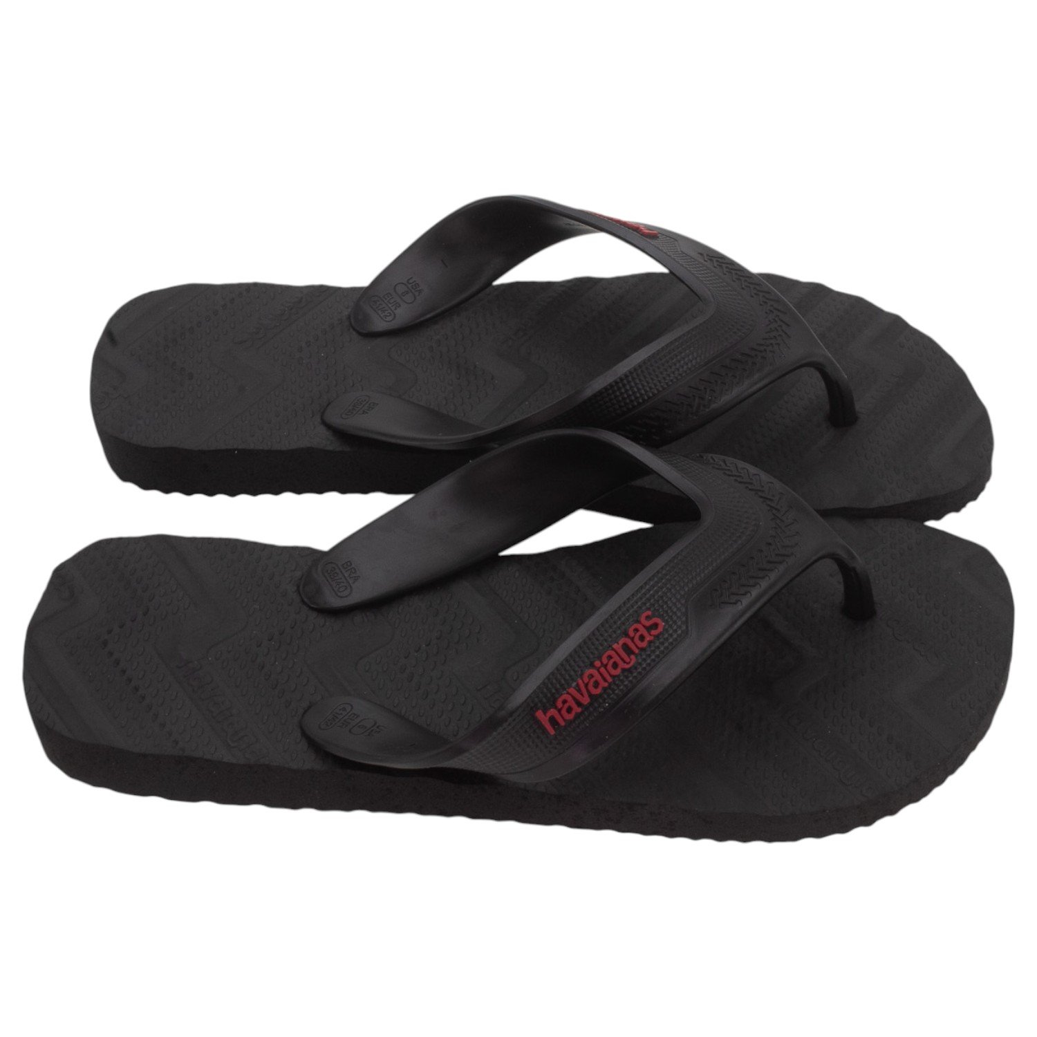 Chinelo Masculino Havaianas Track Waves - Preto Preto 2