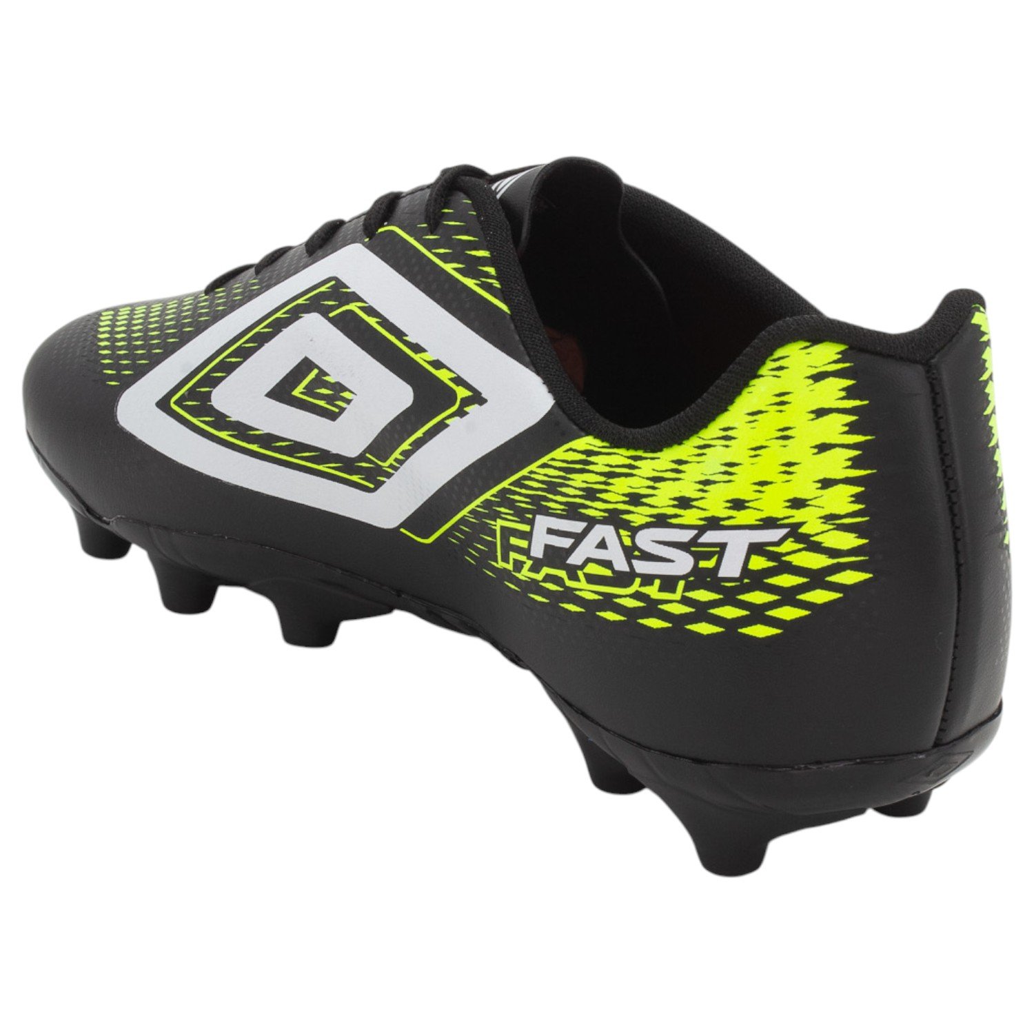 Chuteira Campo Masculina Umbro Fast II - Preto Preto 3