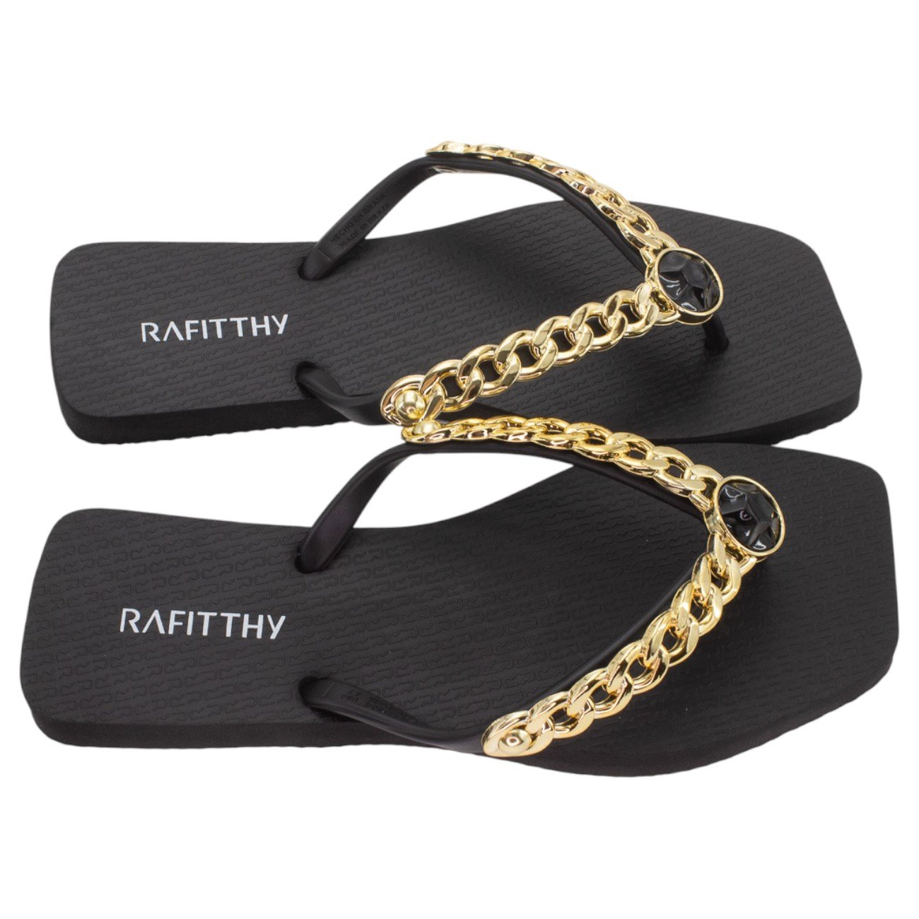 Chinelo Feminino Rafitthy 249.16100 - Preto Preto 2